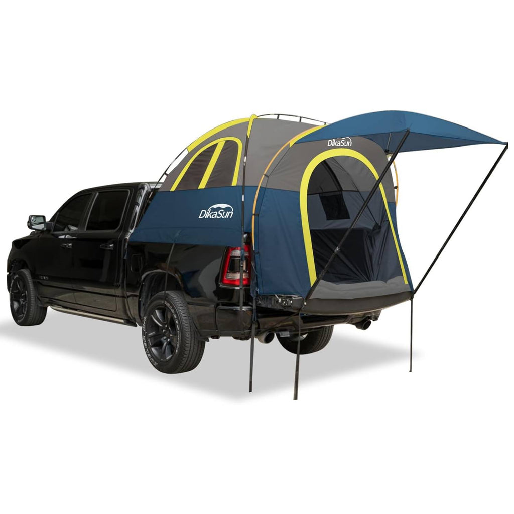 Tienda de campaña para caja de camioneta de 5.5-6.7 pies con toldo, azul marino