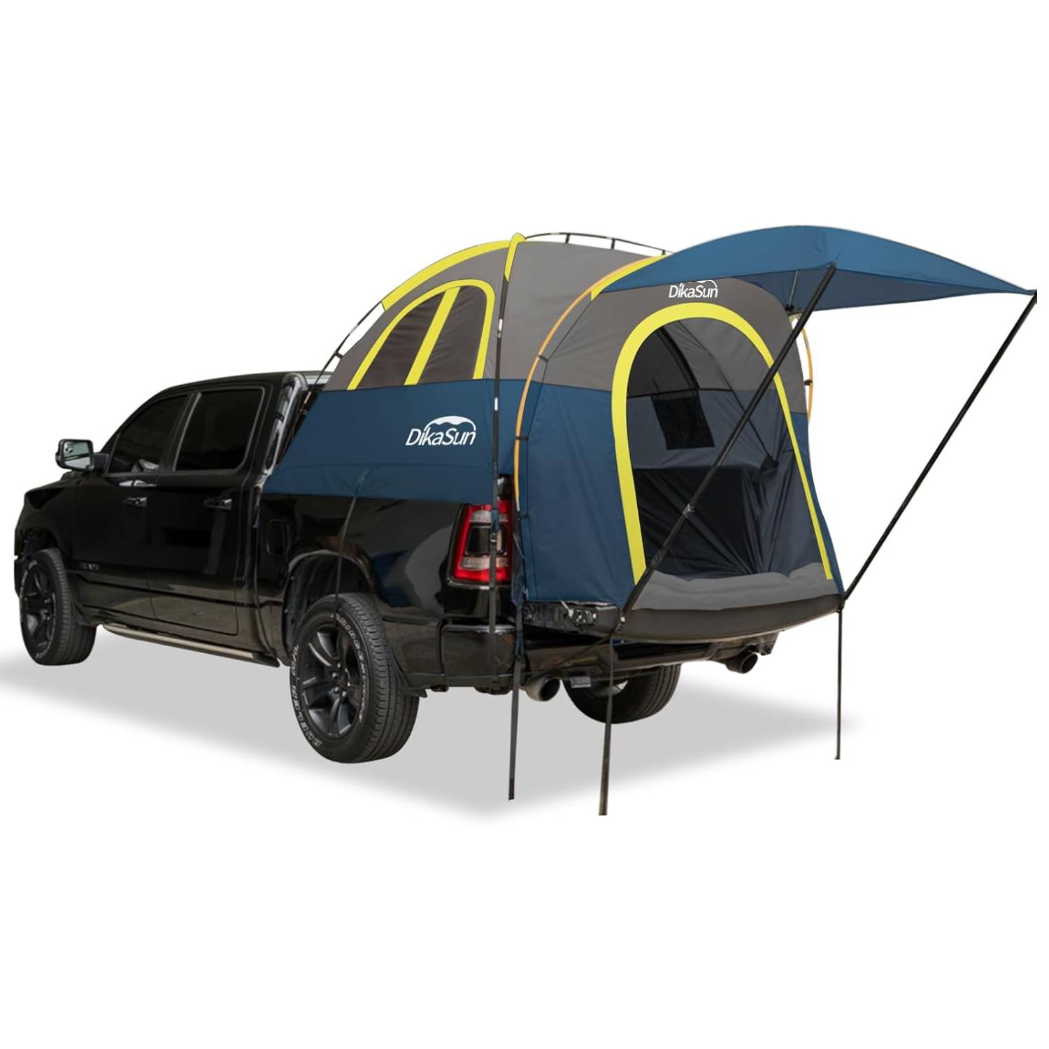 Tienda de campaña para caja de camioneta de 5.5-6.7 pies con toldo, azul marino