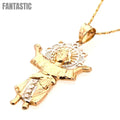 Divine Niño Diamond Cut Pendant in 14K Gold