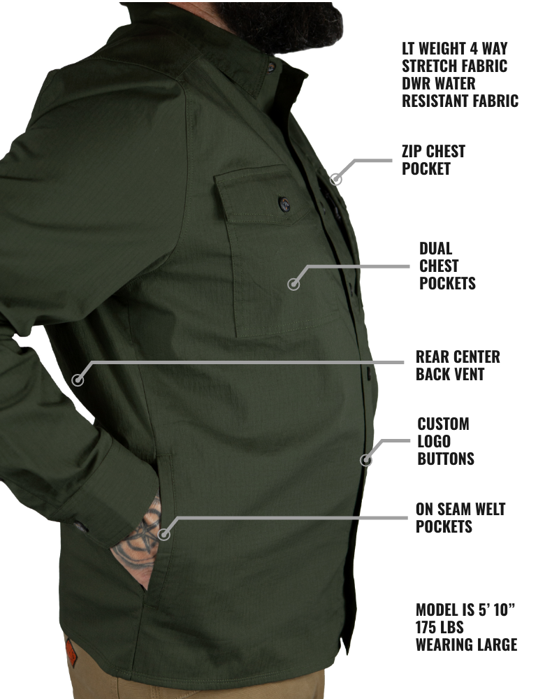Camisa Echo Bravo LS - Army