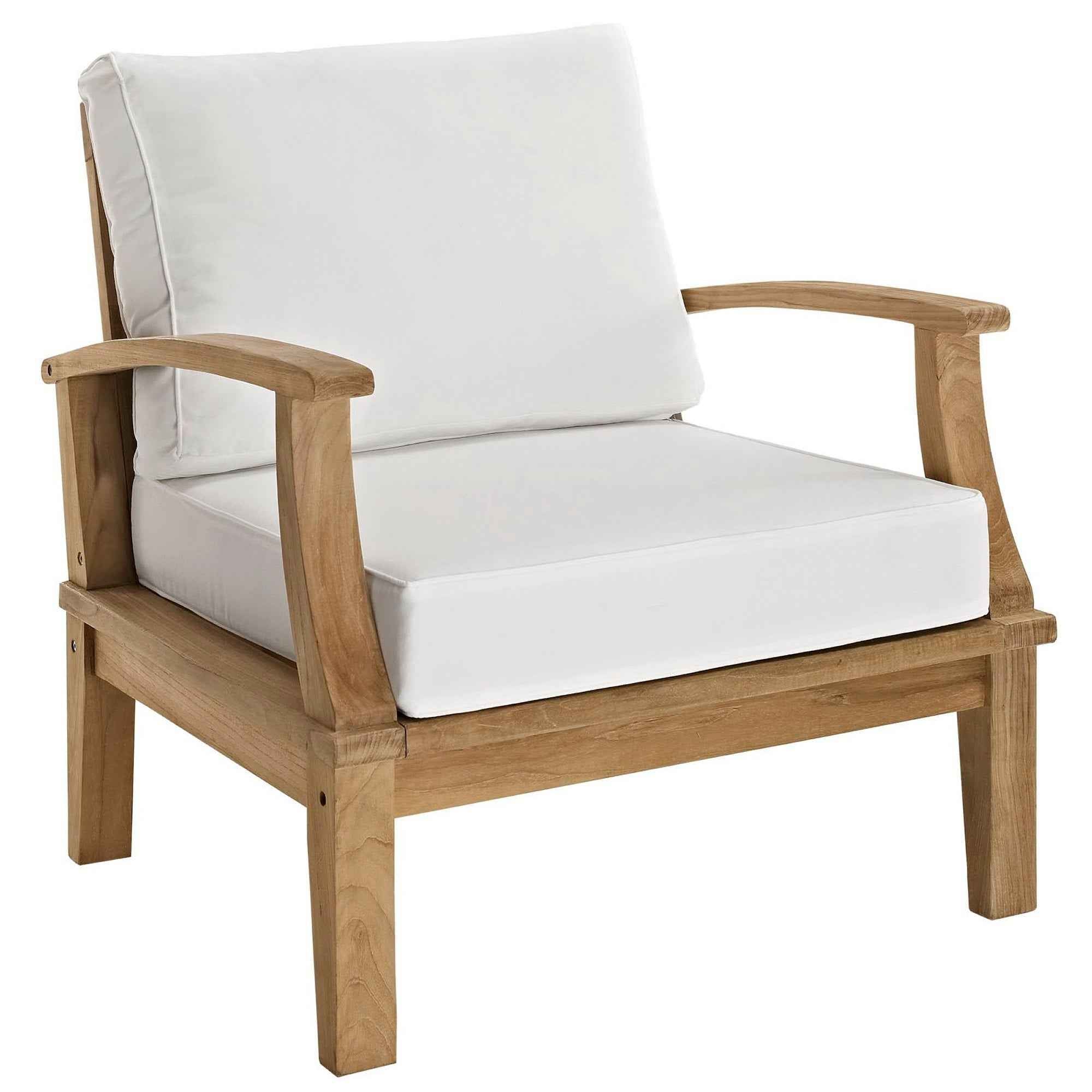 Patio Elegance Outdoor Lounge Set - Marina 9-Piece Teak Collection by Modway