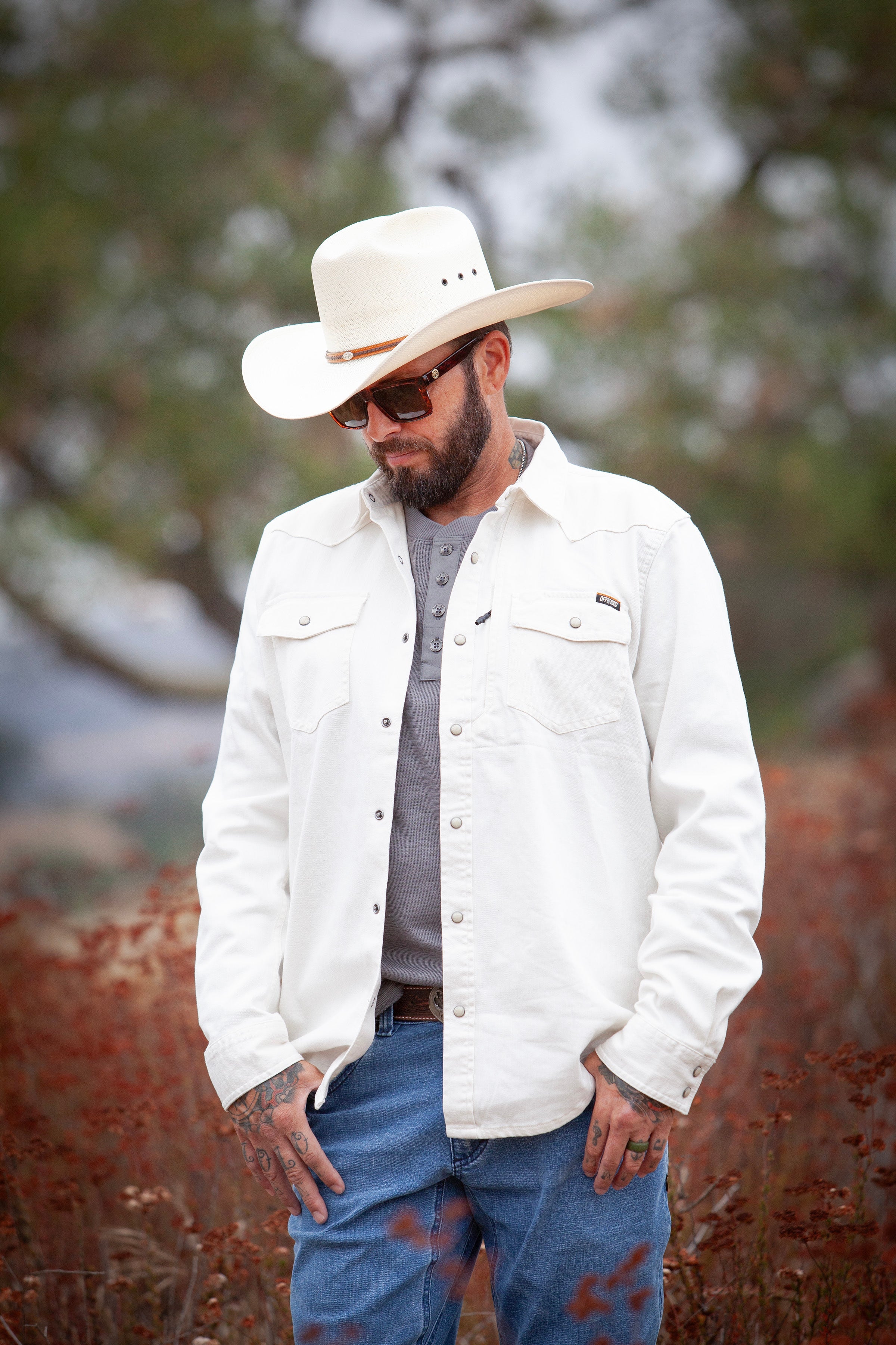 Camisa vaquera Earl - Natural