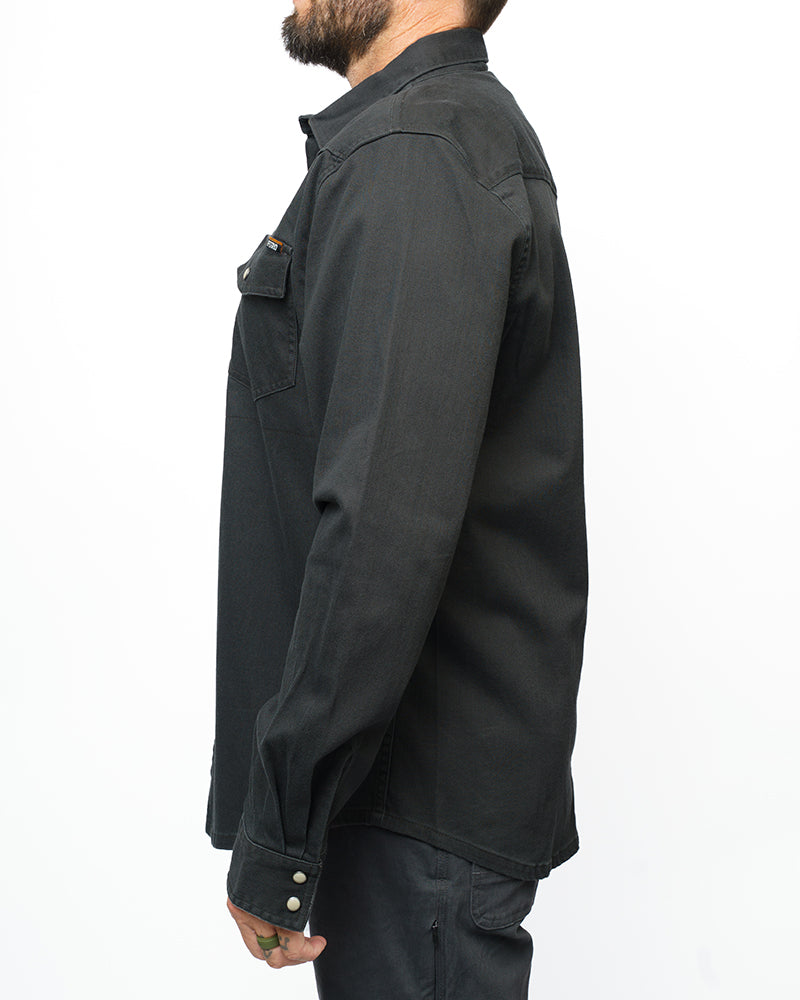 Camisa vaquera Earl - Negro vintage
