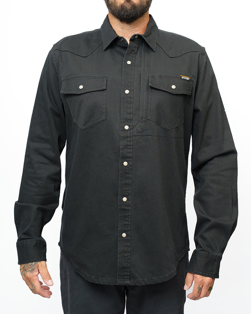 Camisa vaquera Earl - Negro vintage