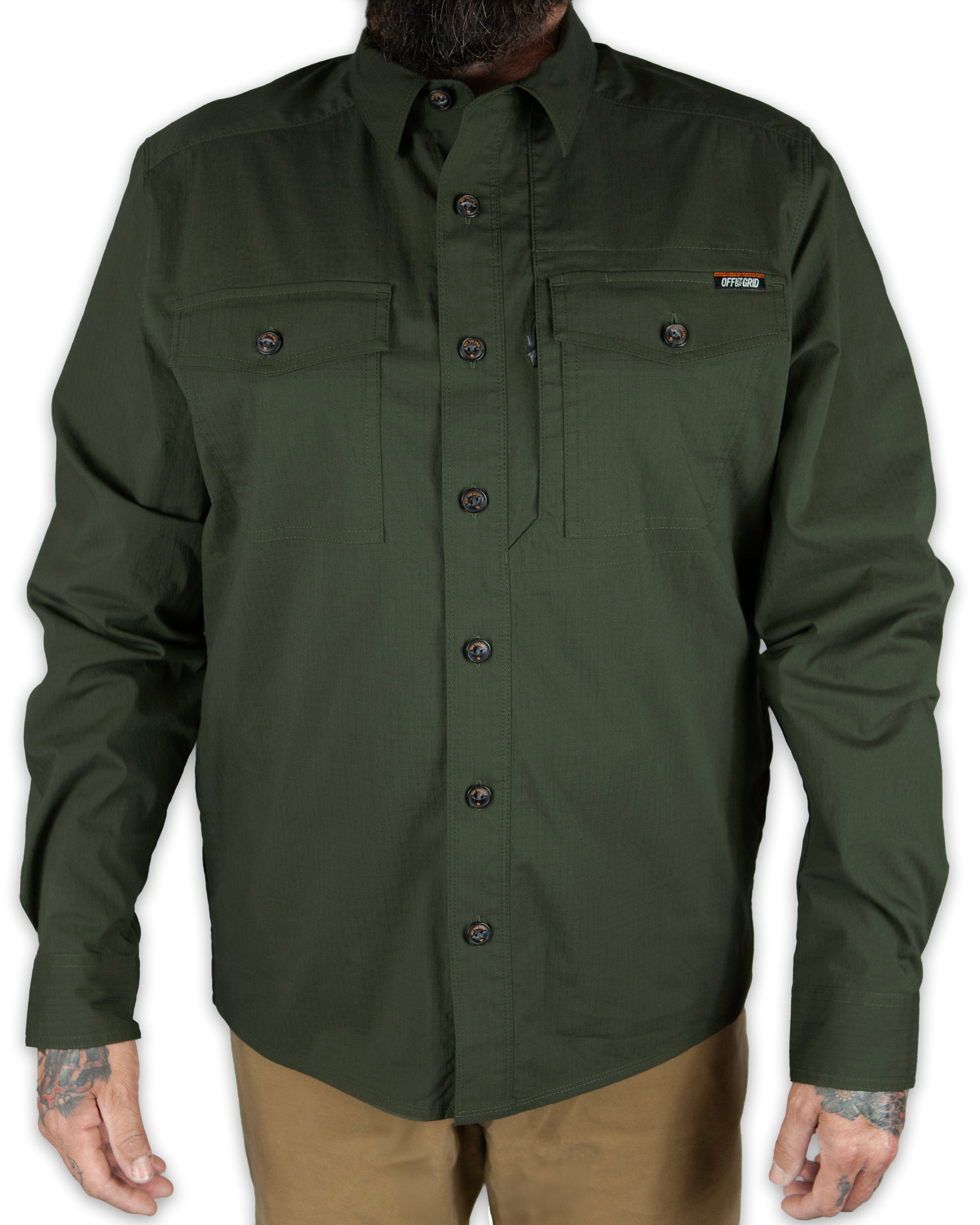 Camisa Echo Bravo LS - Army
