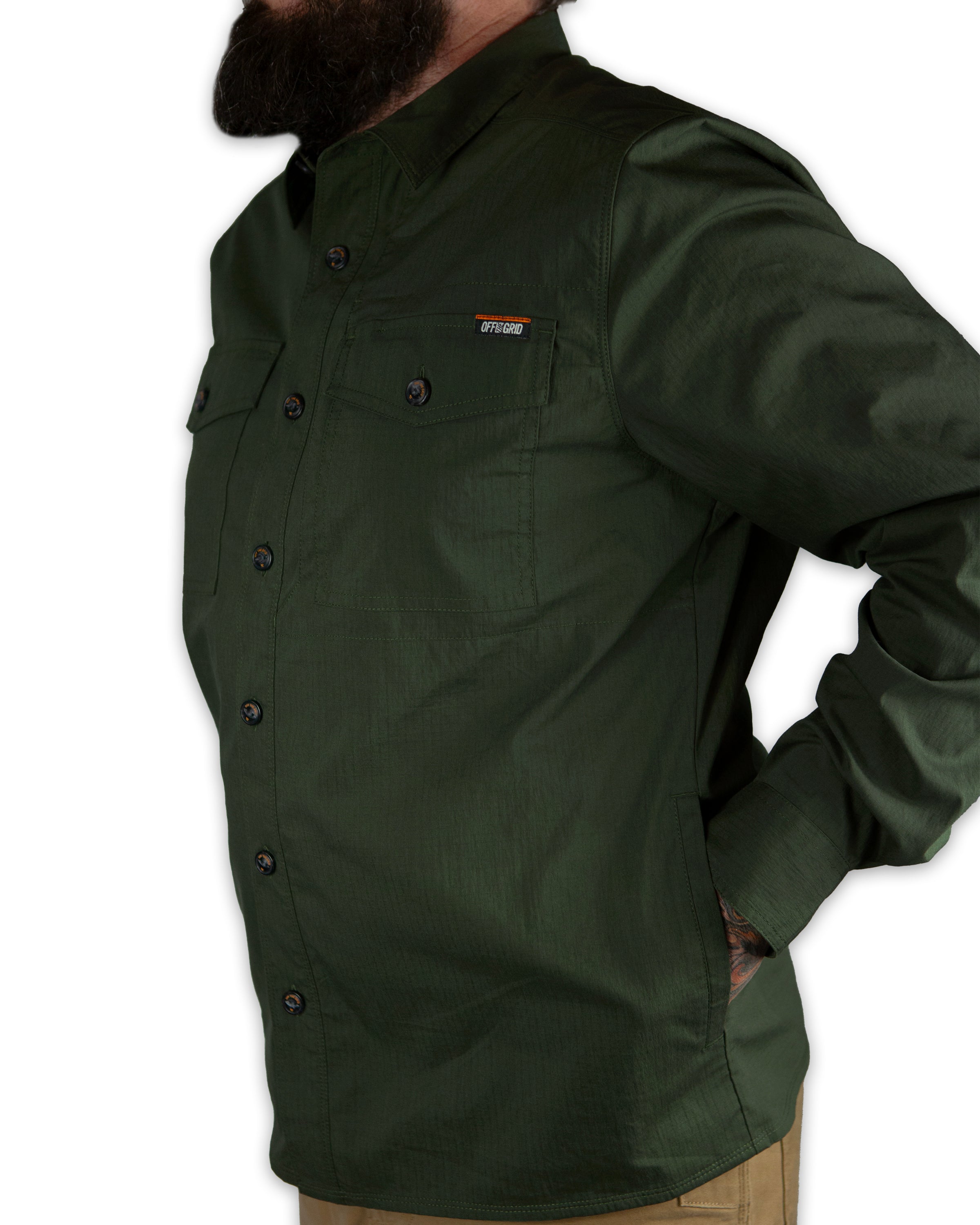 Camisa Echo Bravo LS - Army