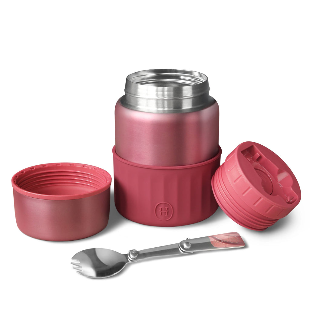 Tarro de comida oro rosa mate - Sangría 20 fl oz