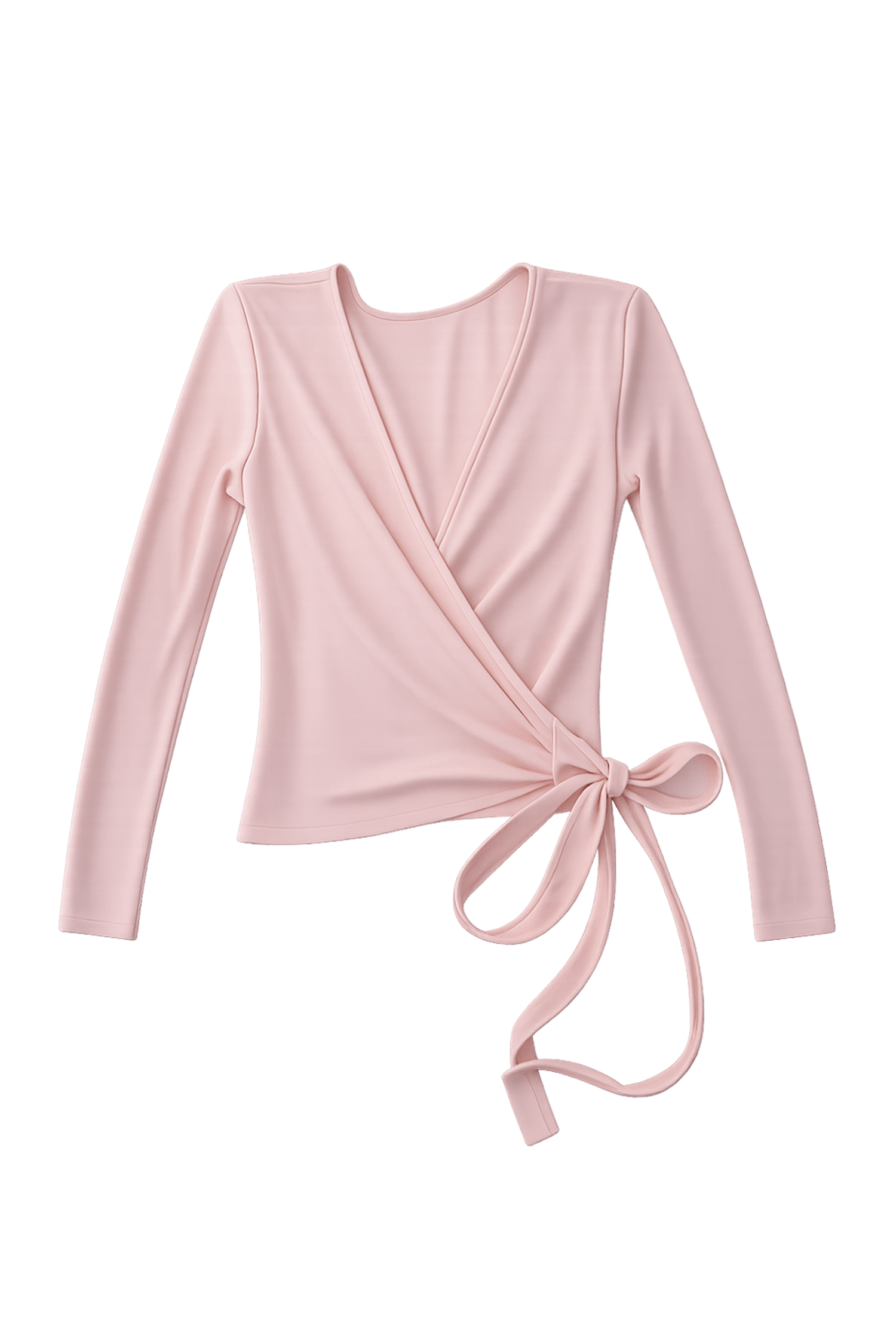 TOP CRUZADO ESTILO BAILARINA EN ROSA EMPOVO