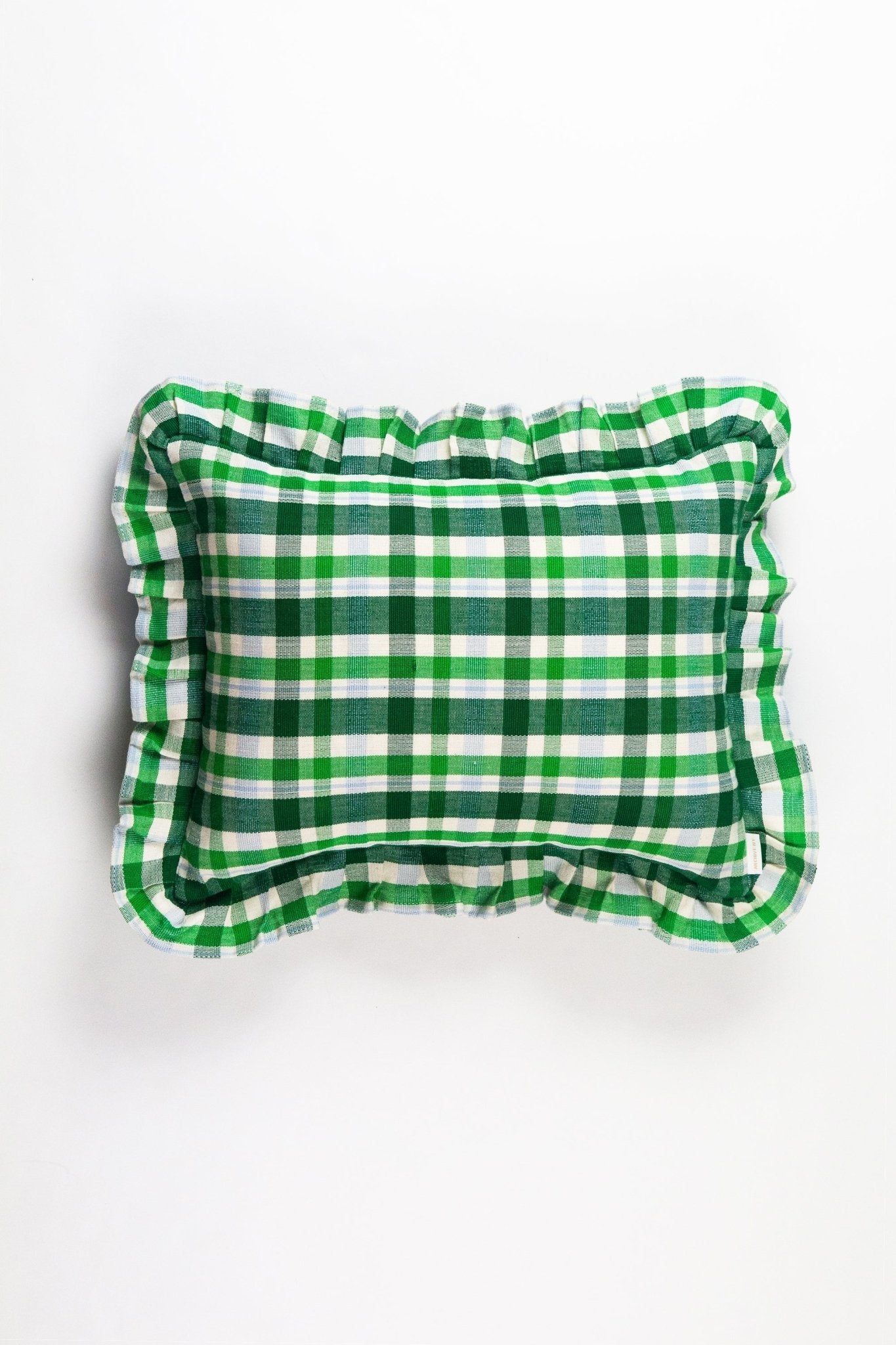 Josefina Ruffle Plaid Pillows