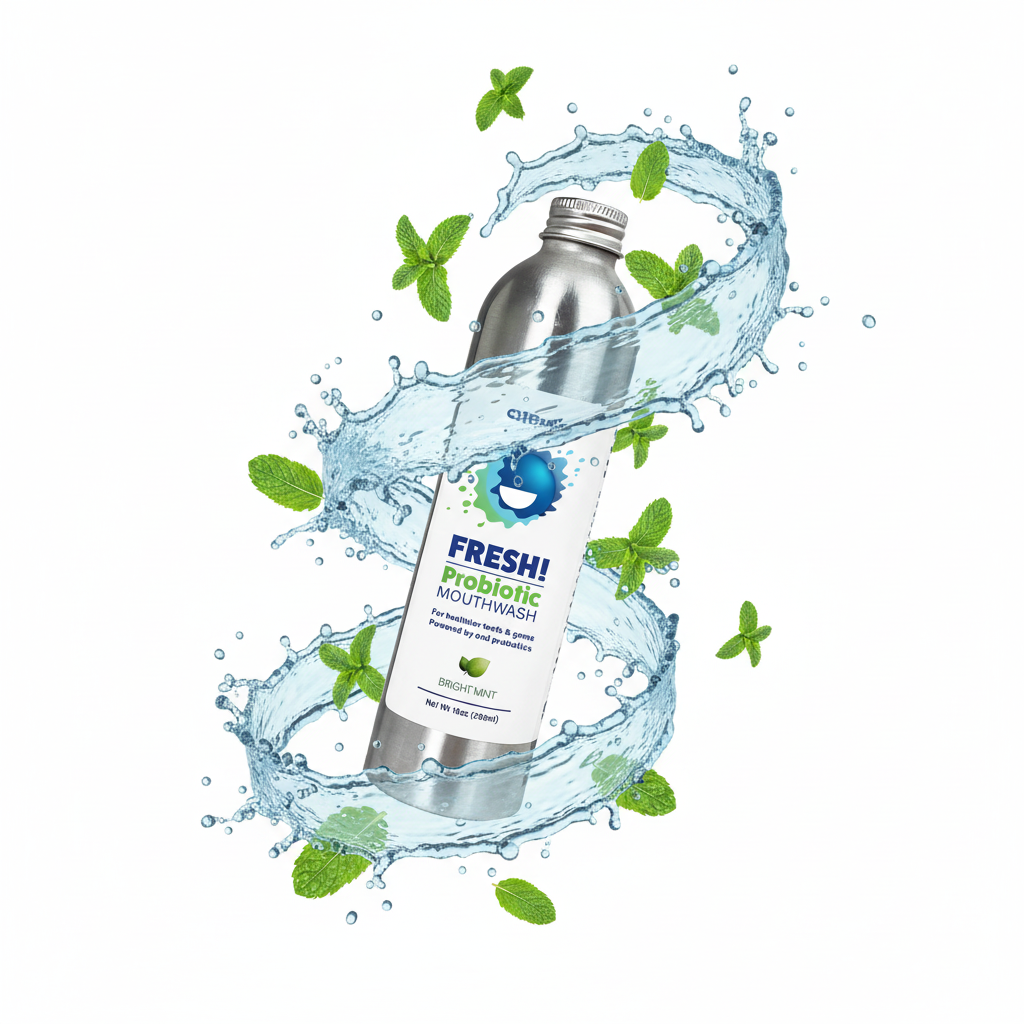 FRESH! Probiotic Bright Mint Mouthwash