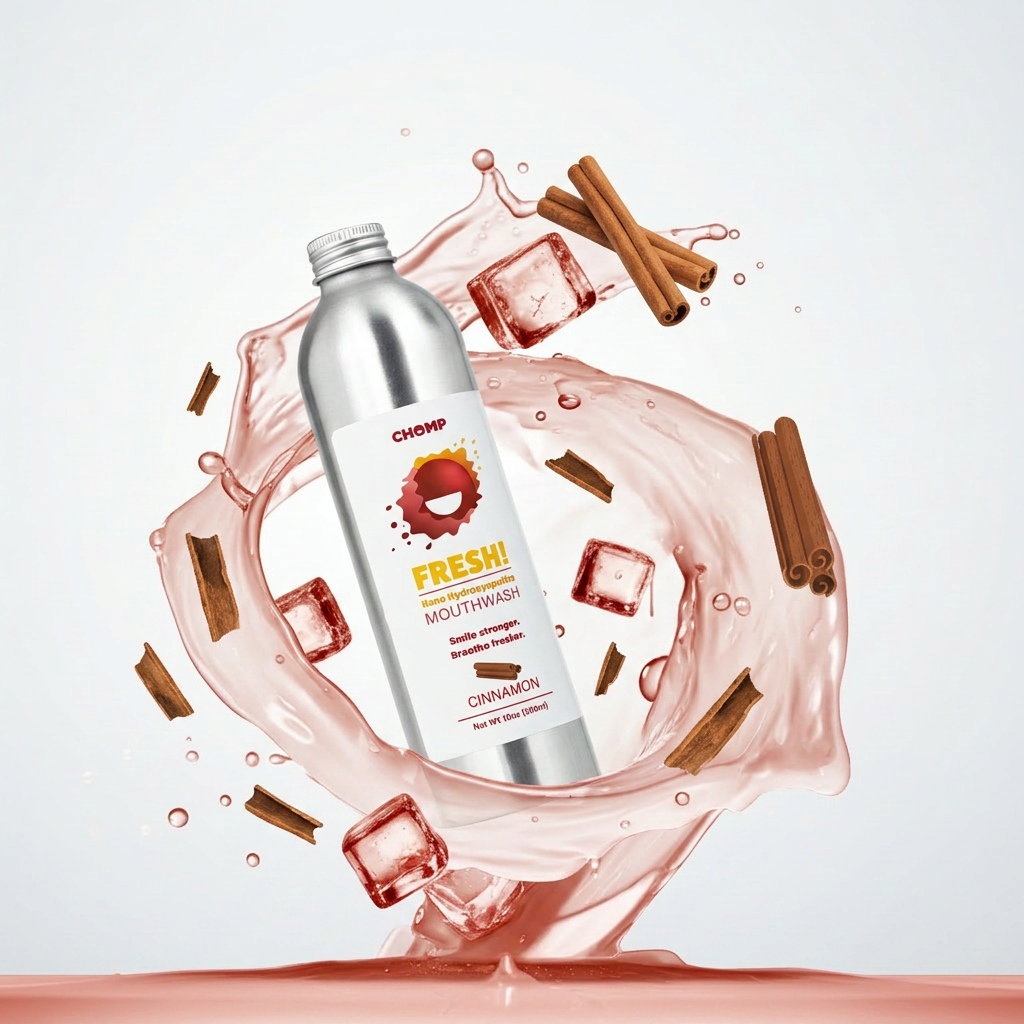 FRESH! Nano Hydroxyapatite Cinnamon Mouthwash