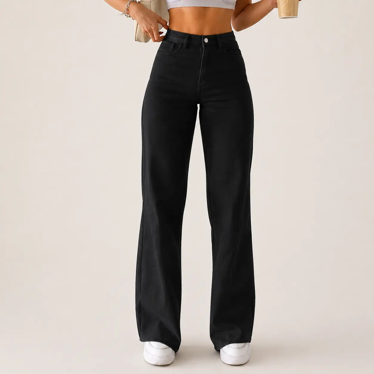 Flairé™ High Waisted Flared Jeans 70s Vintage Bell Bottom Denim