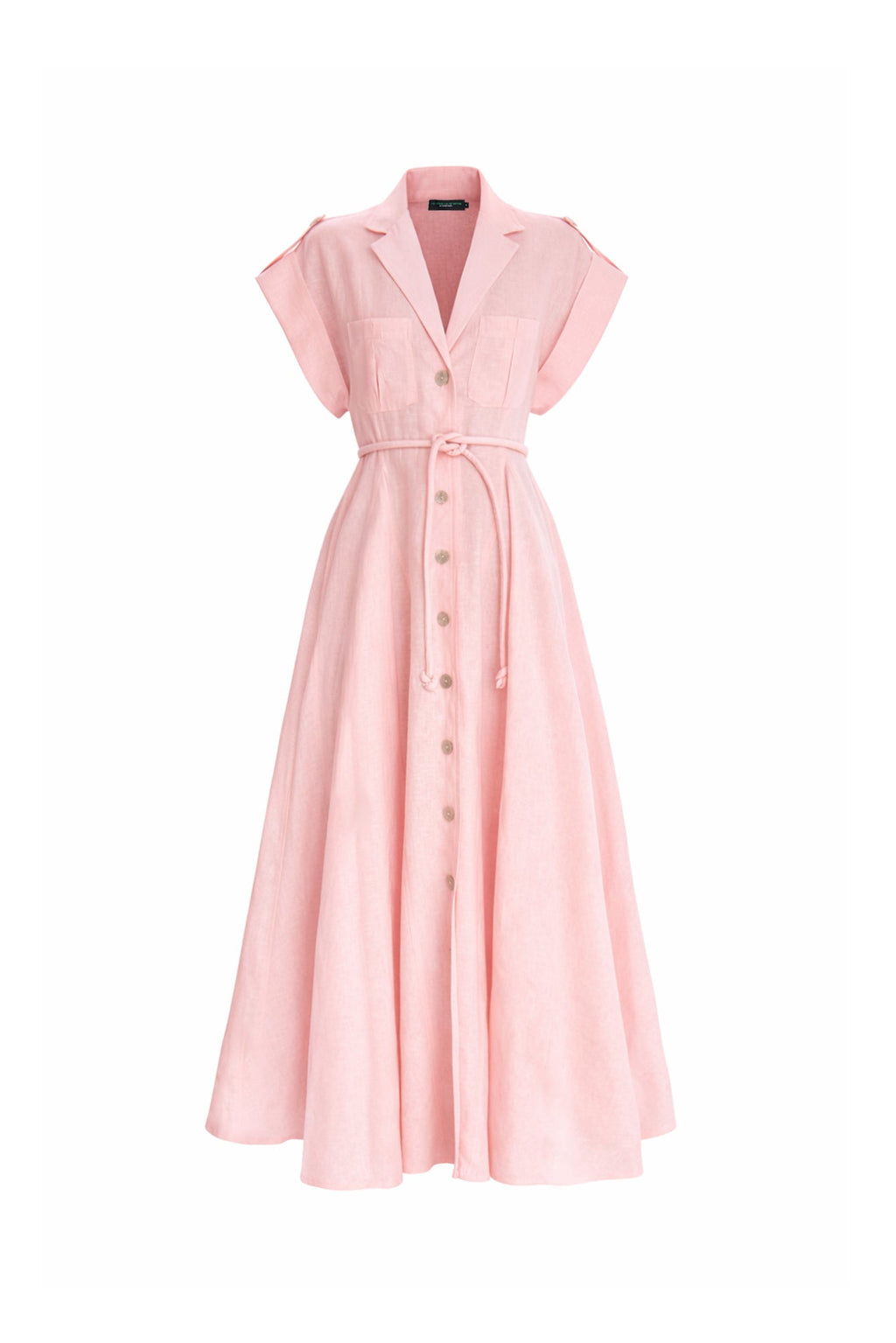 GUAYABA MIDI DRESS IN SOFT PINK