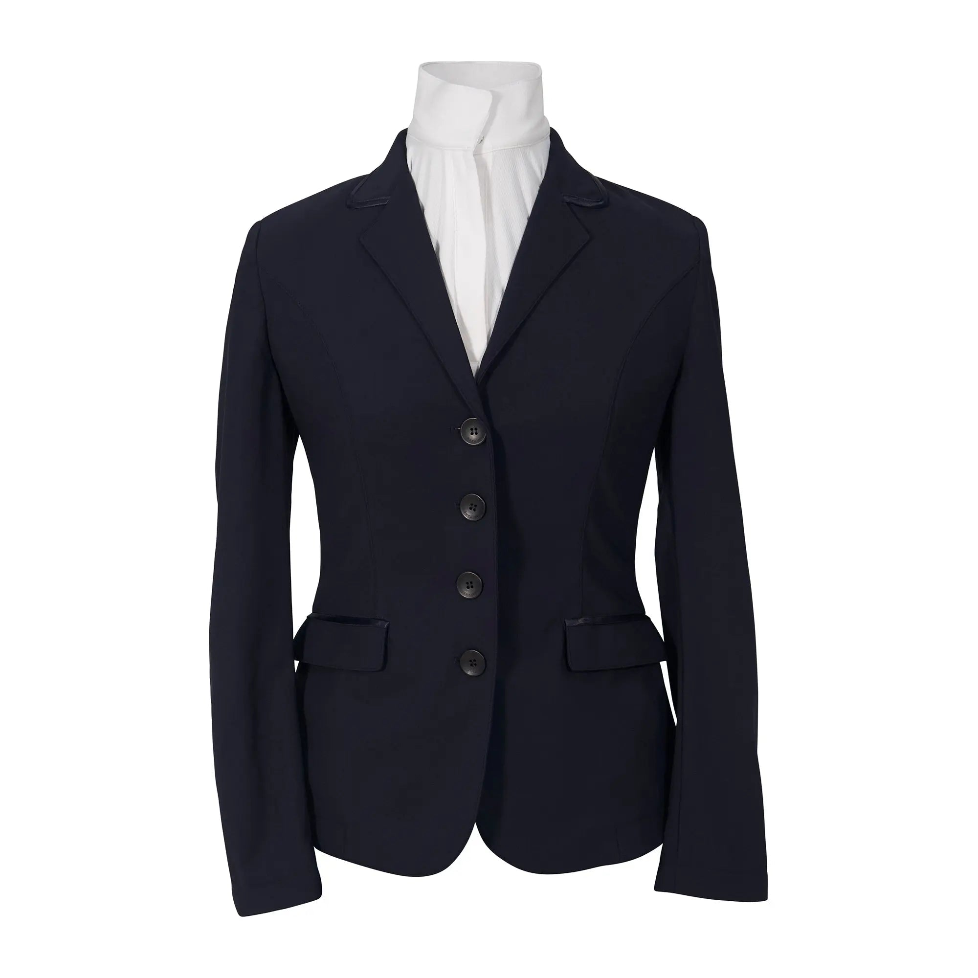 Chaqueta de competición Grand Prix Saltare Dolce de 4 botones, azul marino