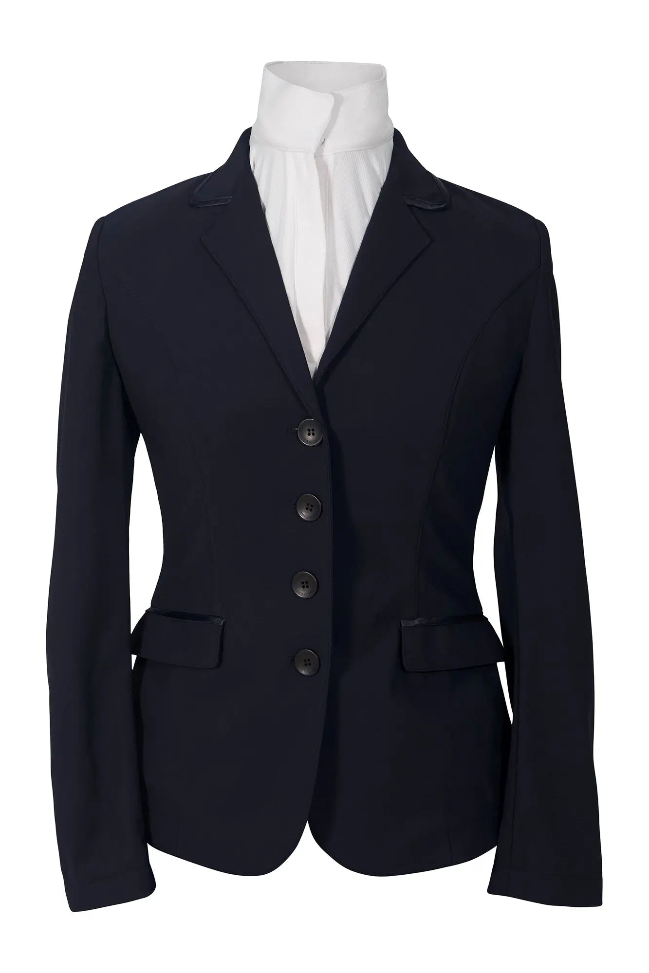 Chaqueta de competición Grand Prix Saltare Dolce de 4 botones, azul marino