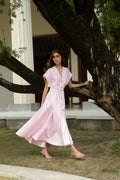 GUAYABA MIDI DRESS IN SOFT PINK