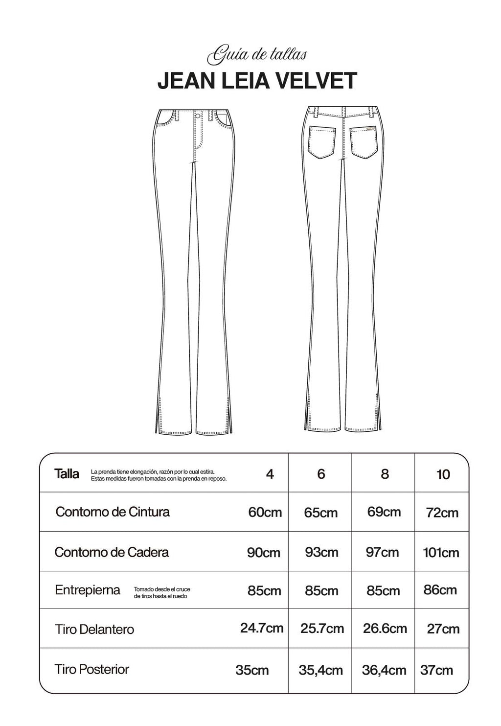 Jean Leia Velvet Military