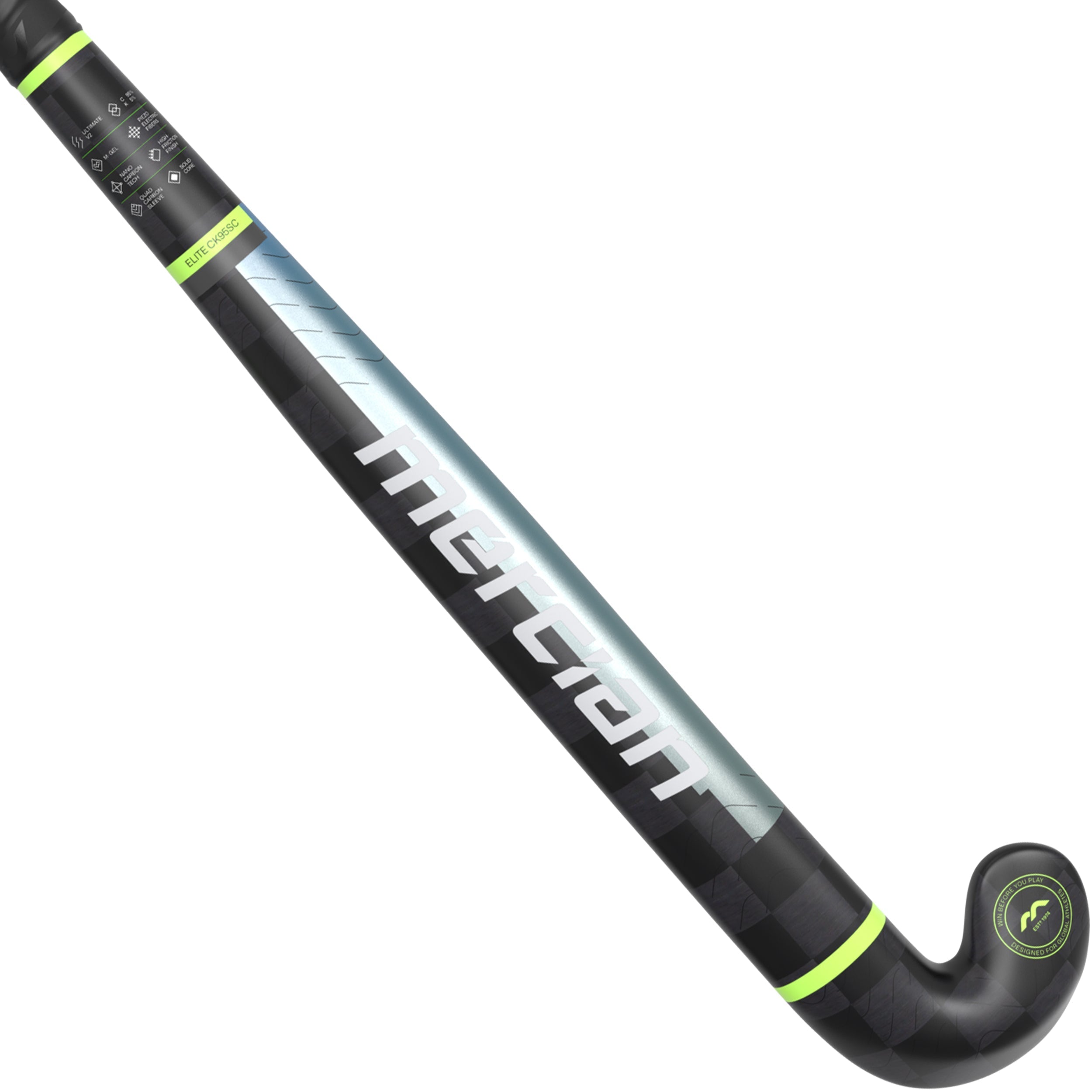 Palo de hockey Mercian Elite CK95SC Ultimate V2 Bend - Tecnología de núcleo sólido de composite Elite