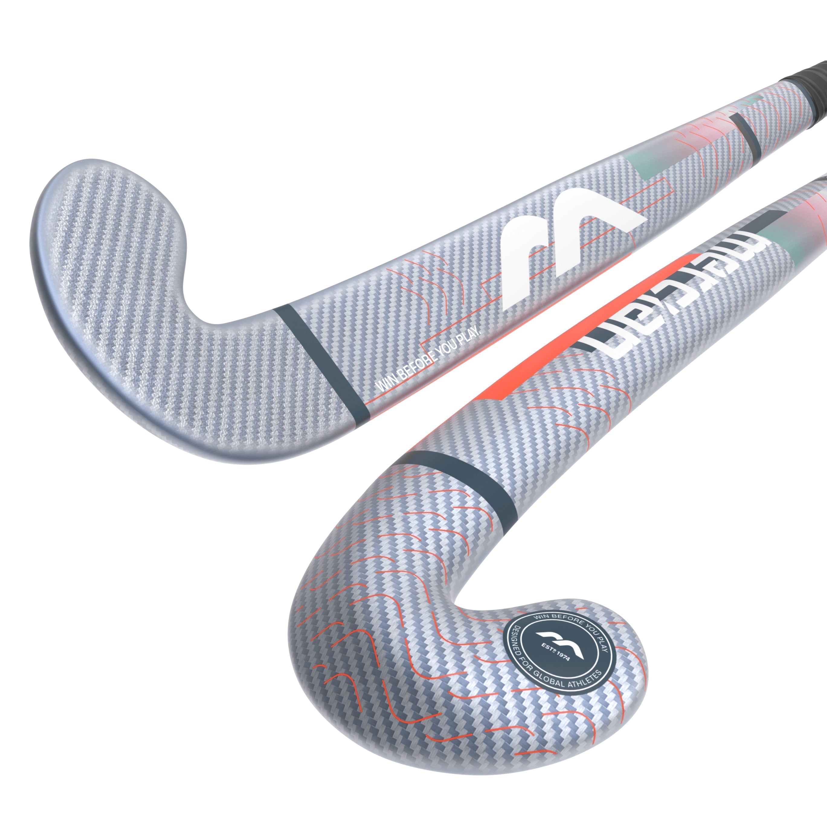 Palo de hockey Mercian Evolution CKF35 Ultimate V2 Bend - Palo compuesto intermedio