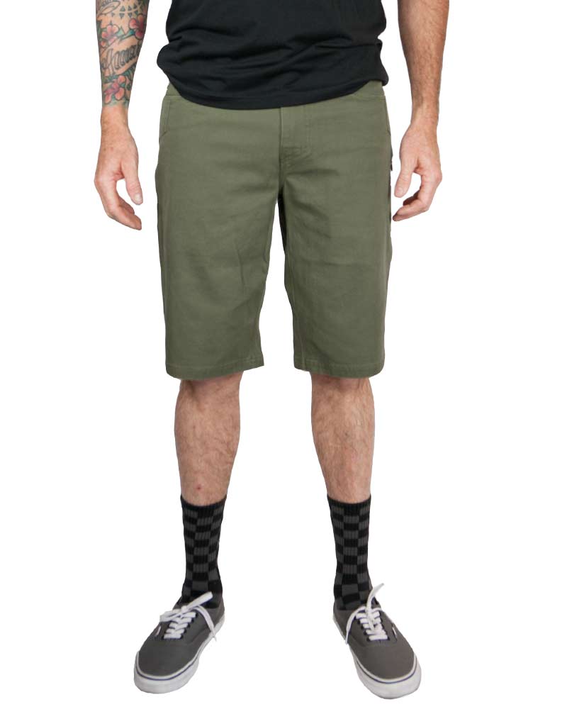 Pantalón corto Havok de 12" - Verde oliva oscuro