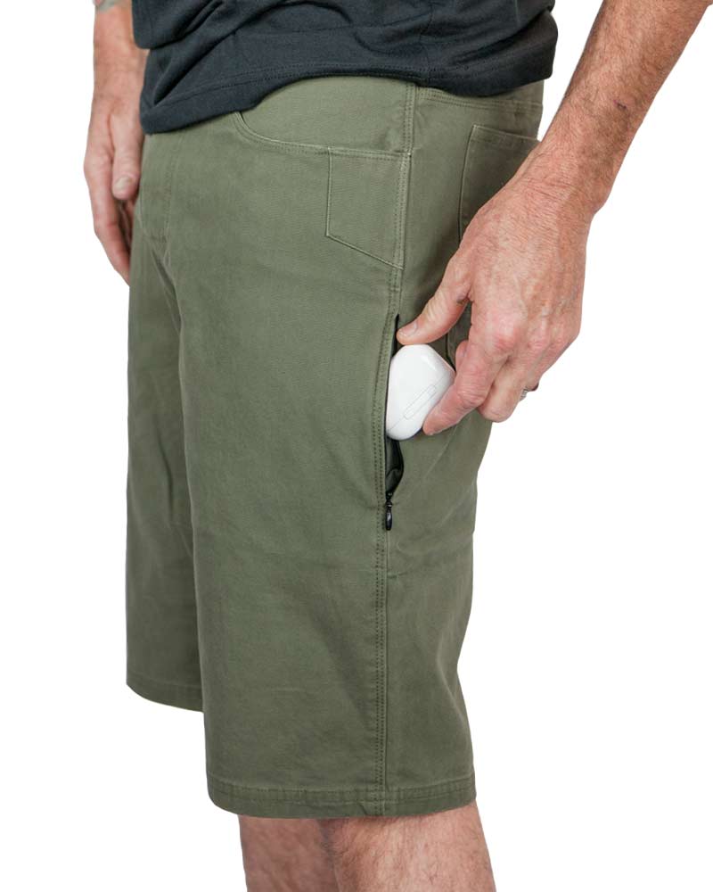Pantalón corto Havok de 12" - Verde oliva oscuro