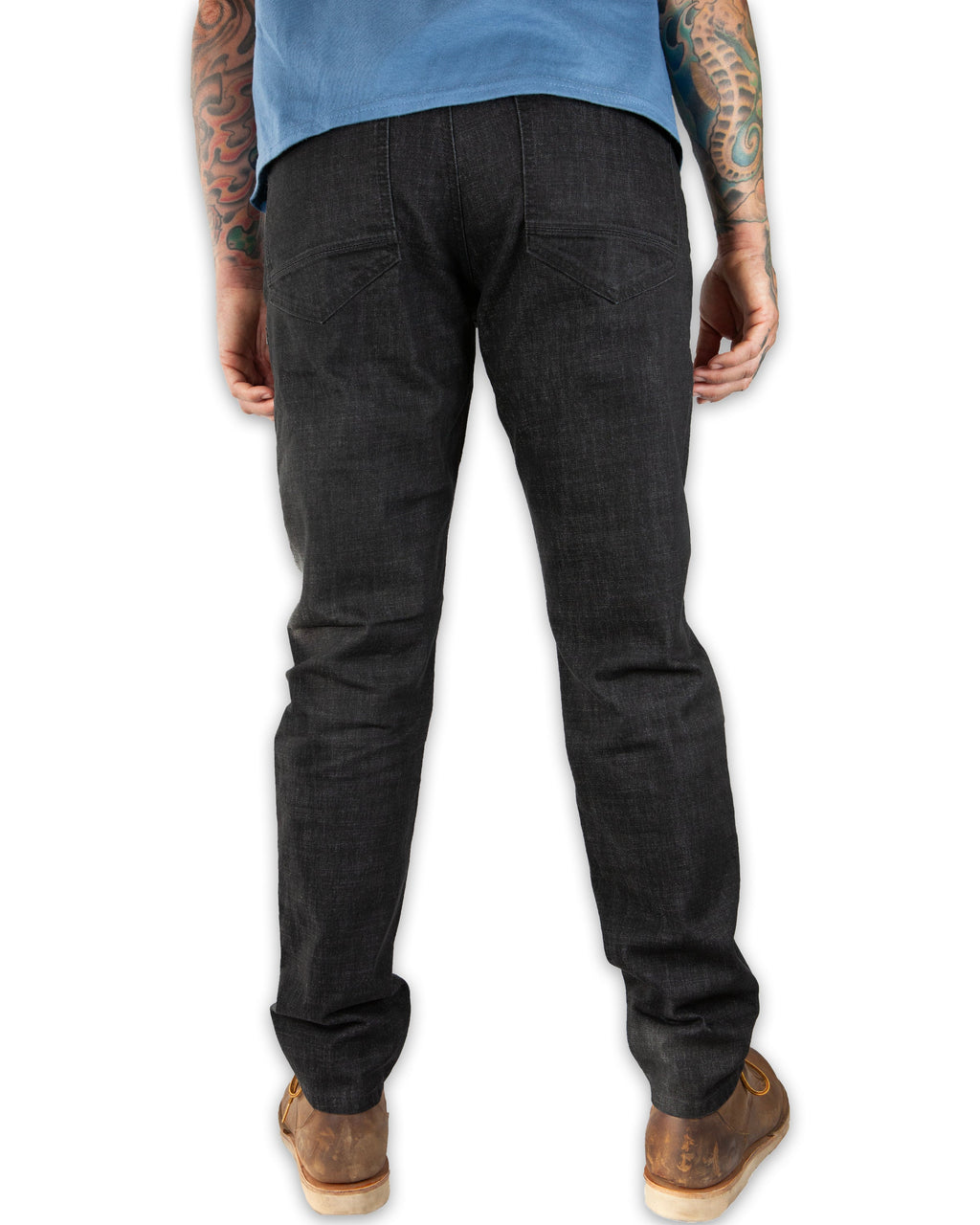 Pantalones Vaqueros Hideout Corte Tapered - Negro