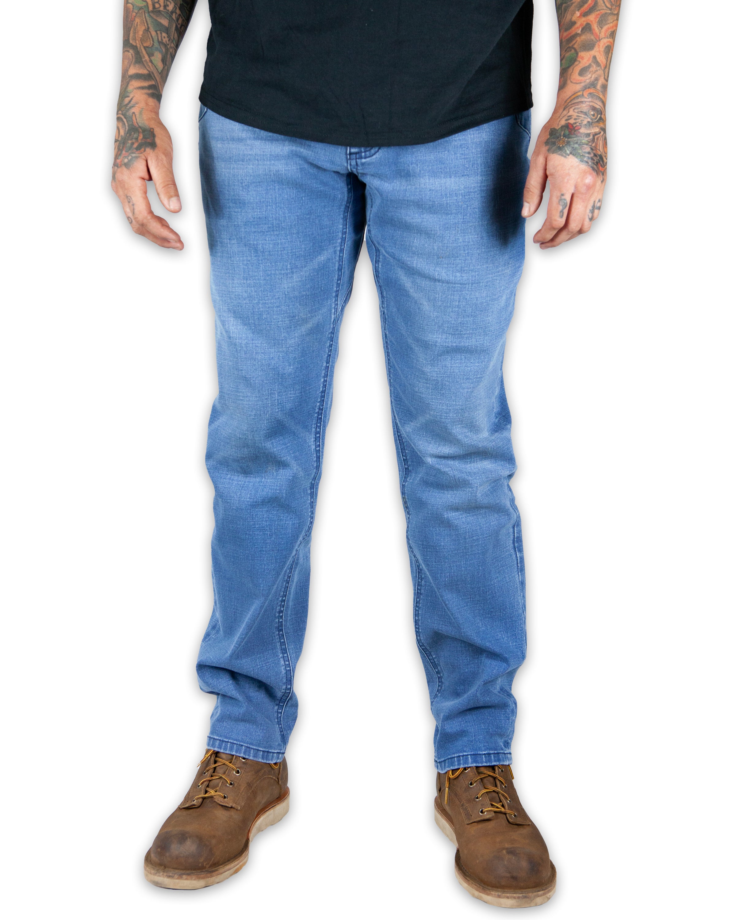 Pantalones Hideout Denim Taper Fit - Lavado Vintage