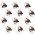 Hares Ear Holy Grail Caddis Pupa Emerger 12 Flies Hook Size 14