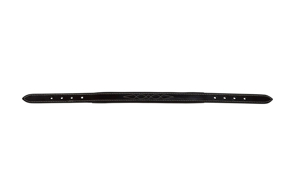 Pieza de Corona de Repuesto de Cuero con Costuras Decorativas para Cabestro Huntley Equestrian