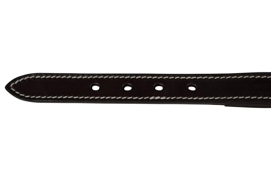 Pieza de Corona de Repuesto de Cuero con Costuras Decorativas para Cabestro Huntley Equestrian
