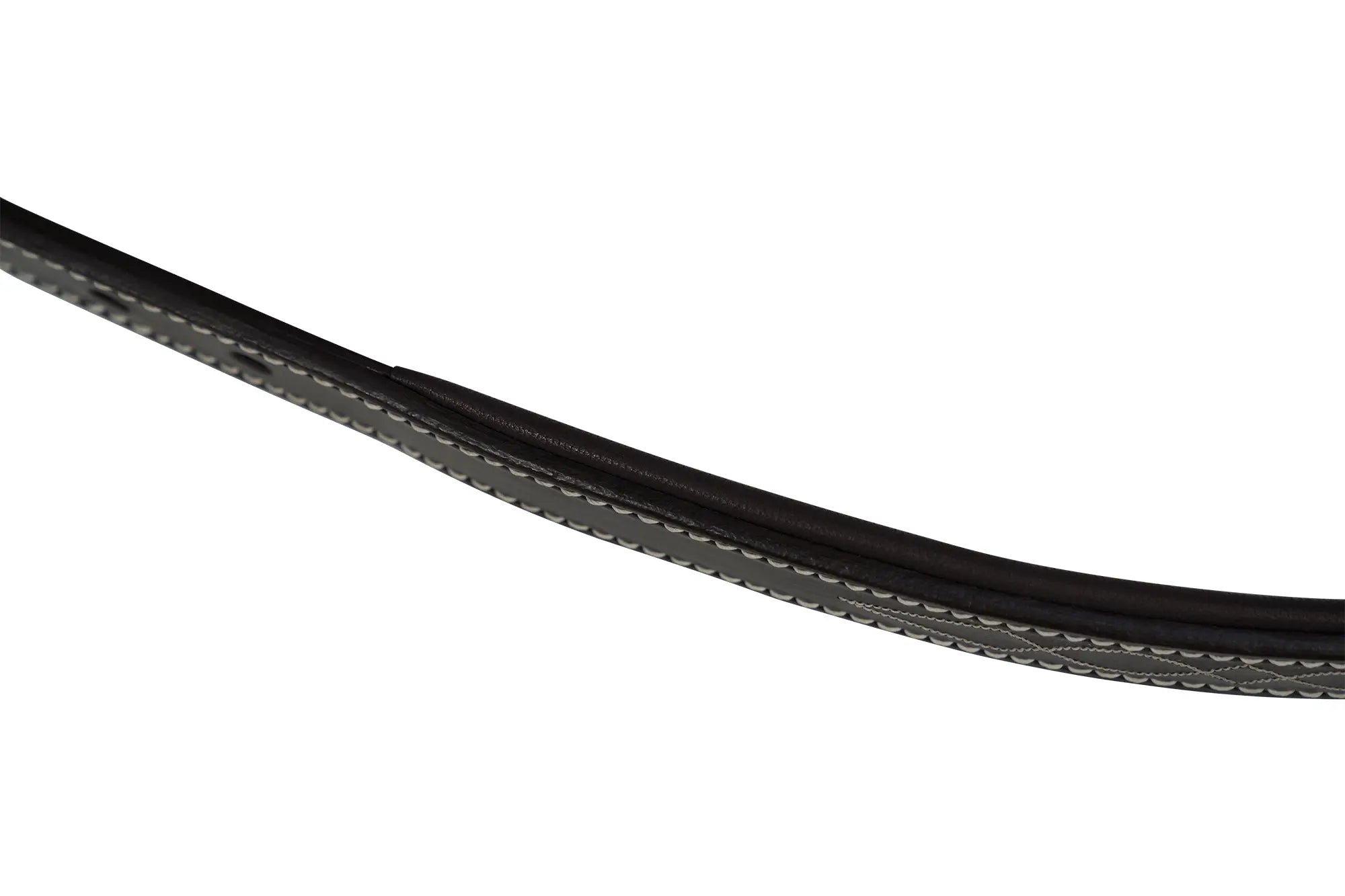 Pieza de Corona de Repuesto de Cuero con Costuras Decorativas para Cabestro Huntley Equestrian
