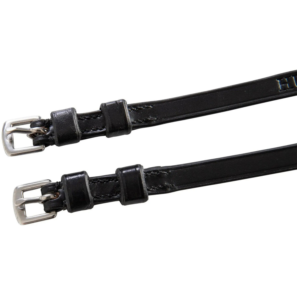 Correas para espuelas Huntley Equestrian de cuero inglés de primera calidad