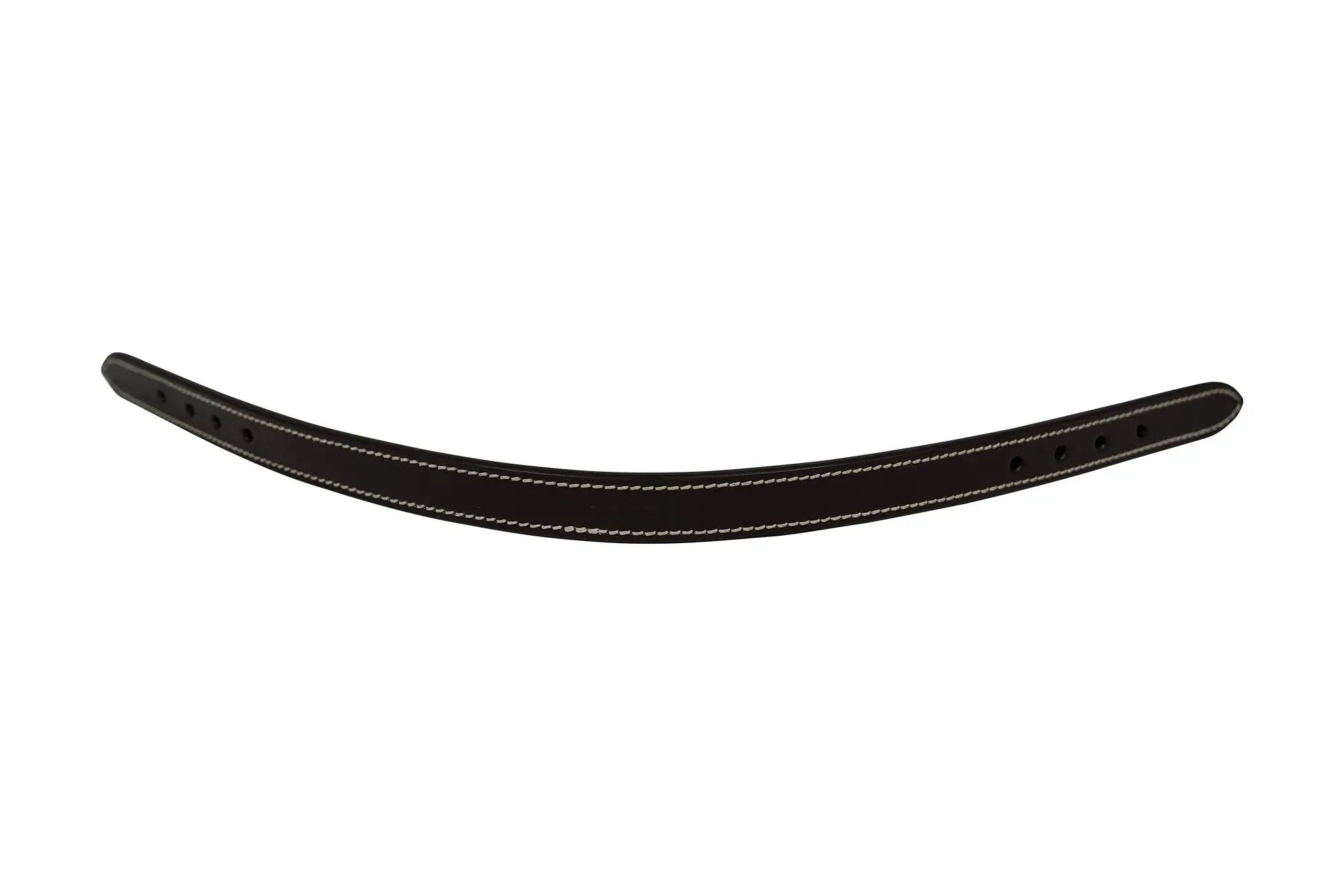Pieza de corona de repuesto de cabezada de cuero con triple costura Huntley Equestrian