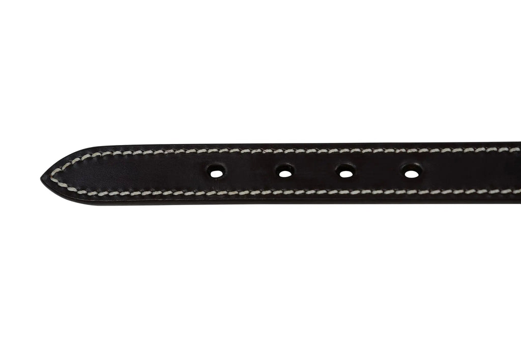 Pieza de corona de repuesto de cabezada de cuero con triple costura Huntley Equestrian