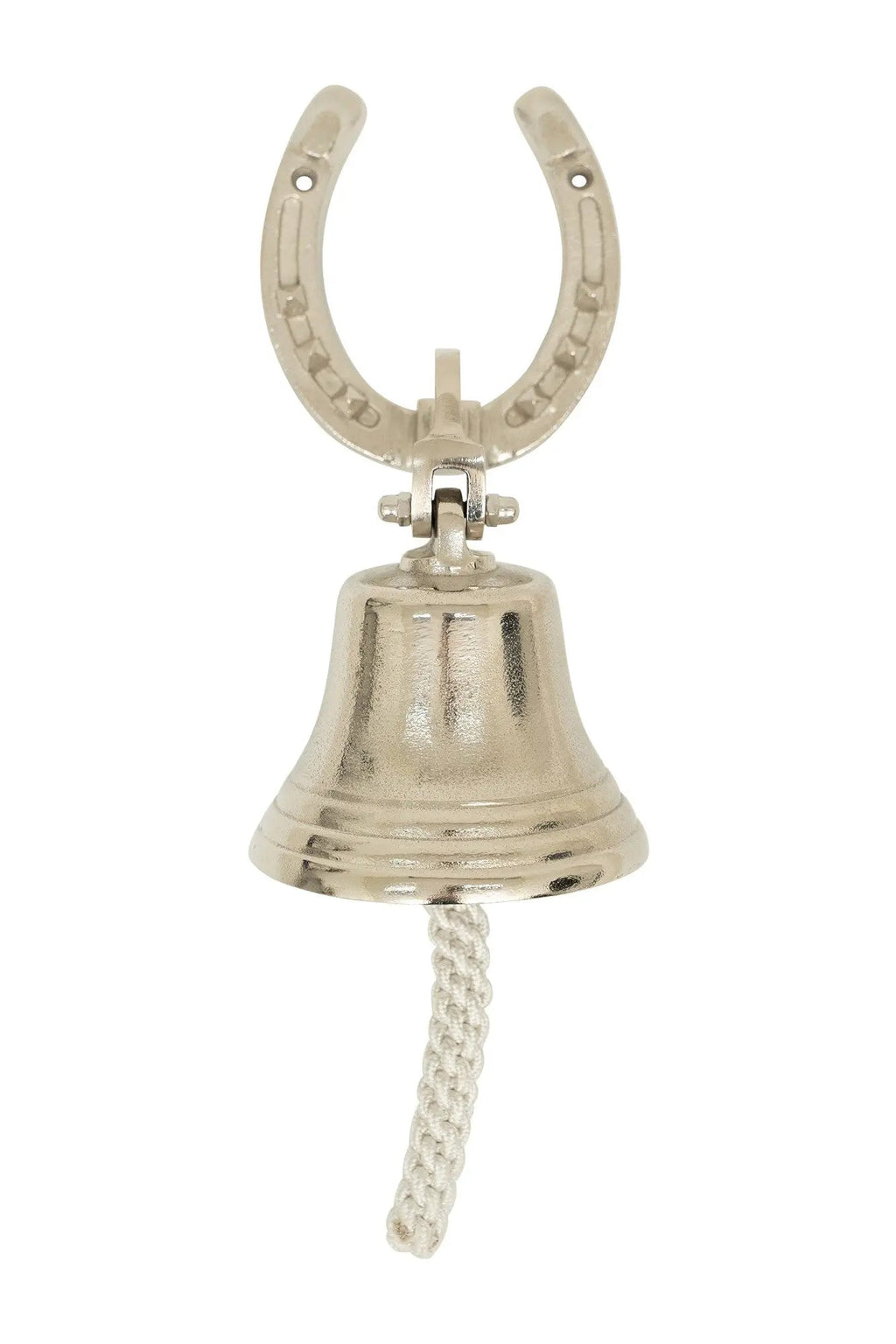 Herradura para caballo con campana, montada en la pared Huntley Equestrian