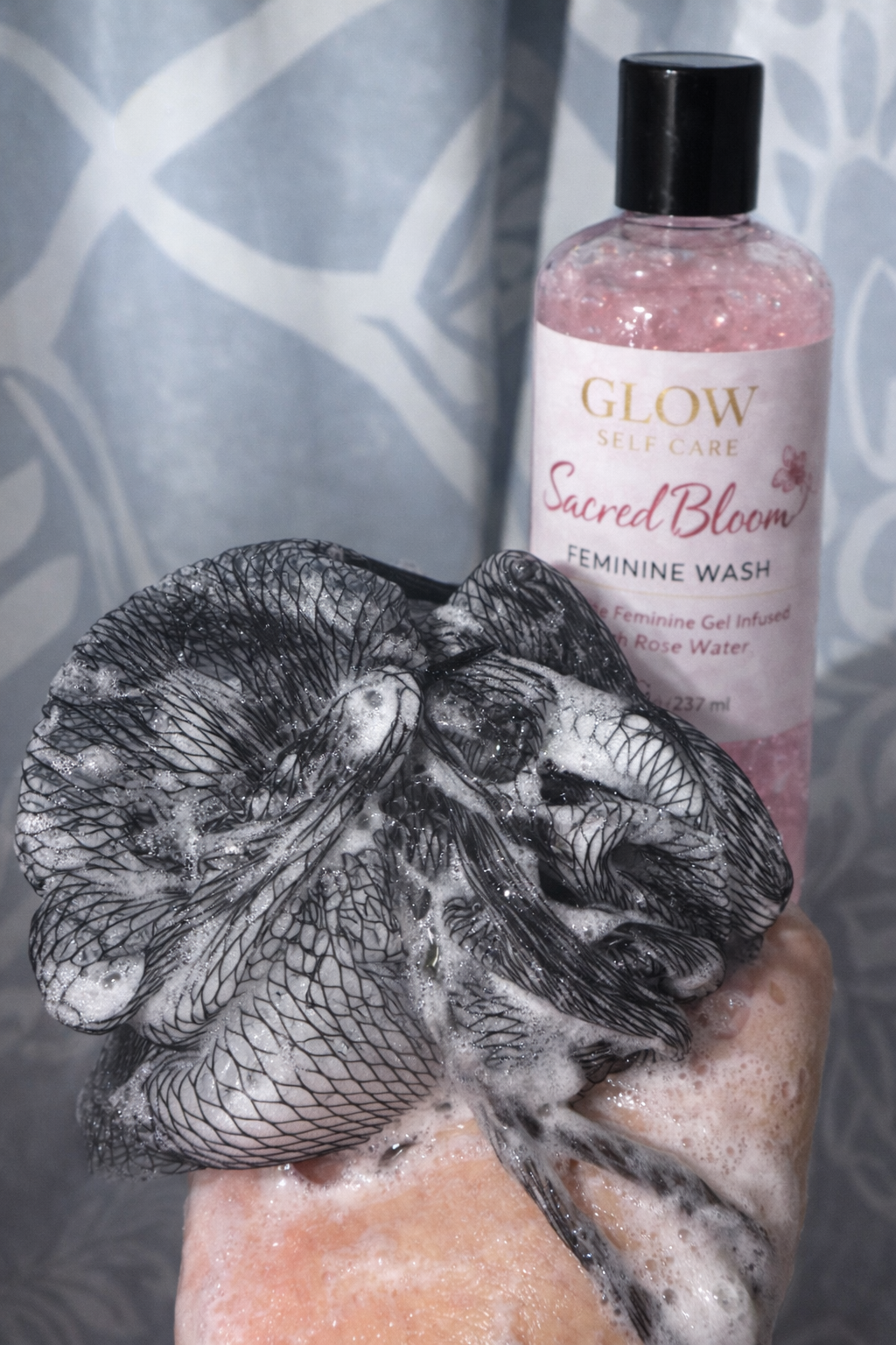 Sacred Bloom Jabón Íntimo Femenino 🌸 (Gel de Agua de Rosas)