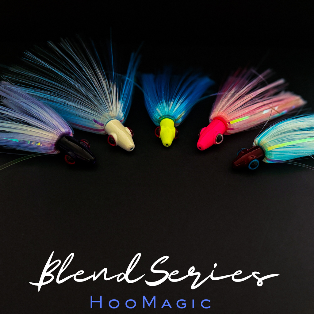 Señuelos de curricán Magictail HooMagic Blend Series