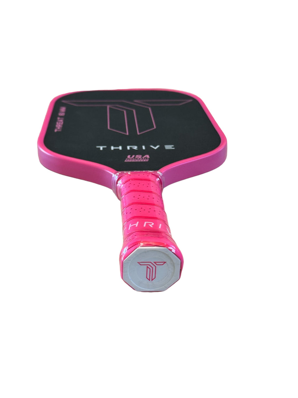 AMENAZA 16 (ROSA) Incluye tarjeta de peso personalizada, funda para pala, borrador para pala y plomos.