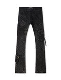 Vicious Denim Jeans con diamantes de imitación por todas partes - Negro