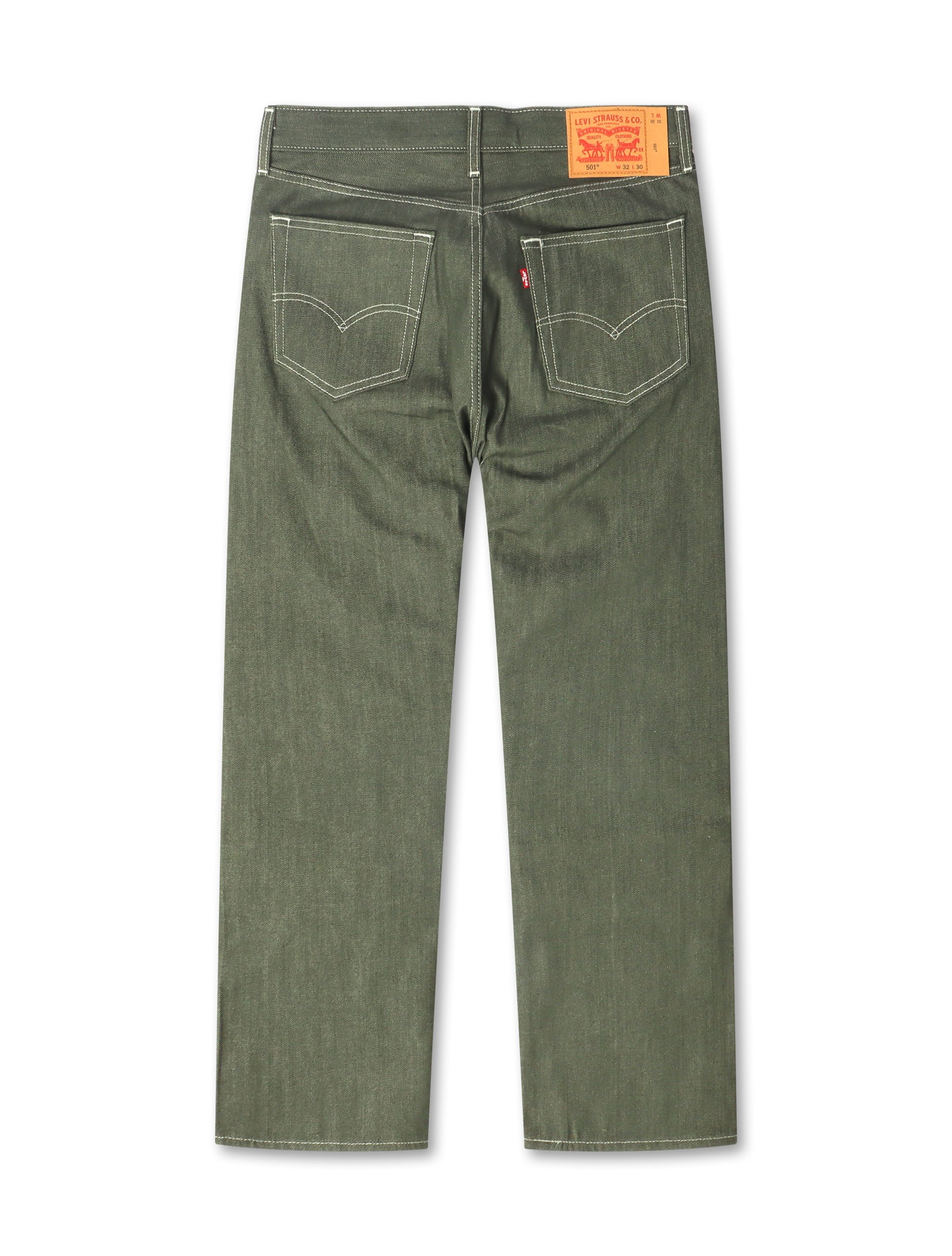 Jeans Levis 501™ Originales Rígidos (Shrink-To-Fit) - Verdes