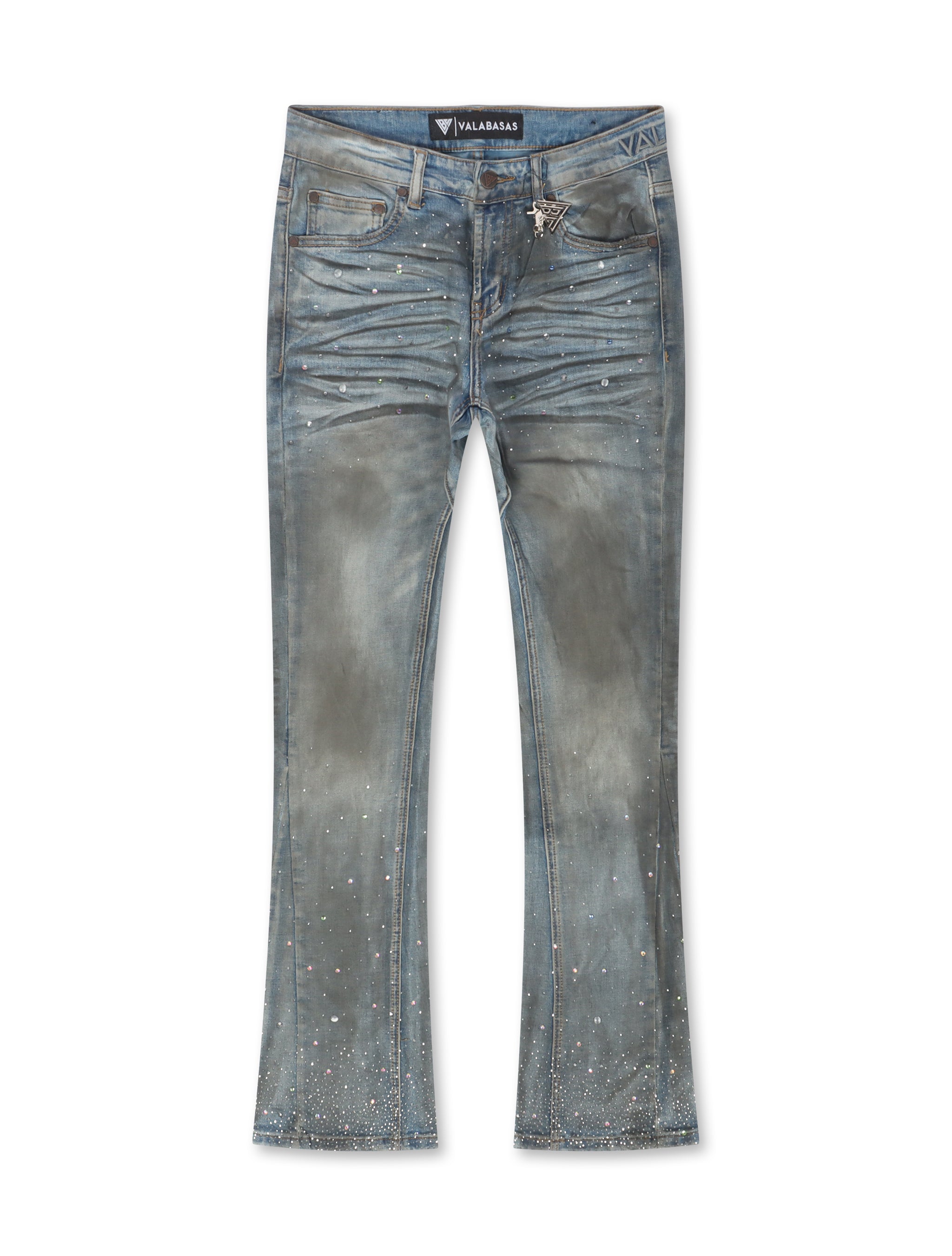 Valabasas Astonish Stacked Jeans - Azul Sucio