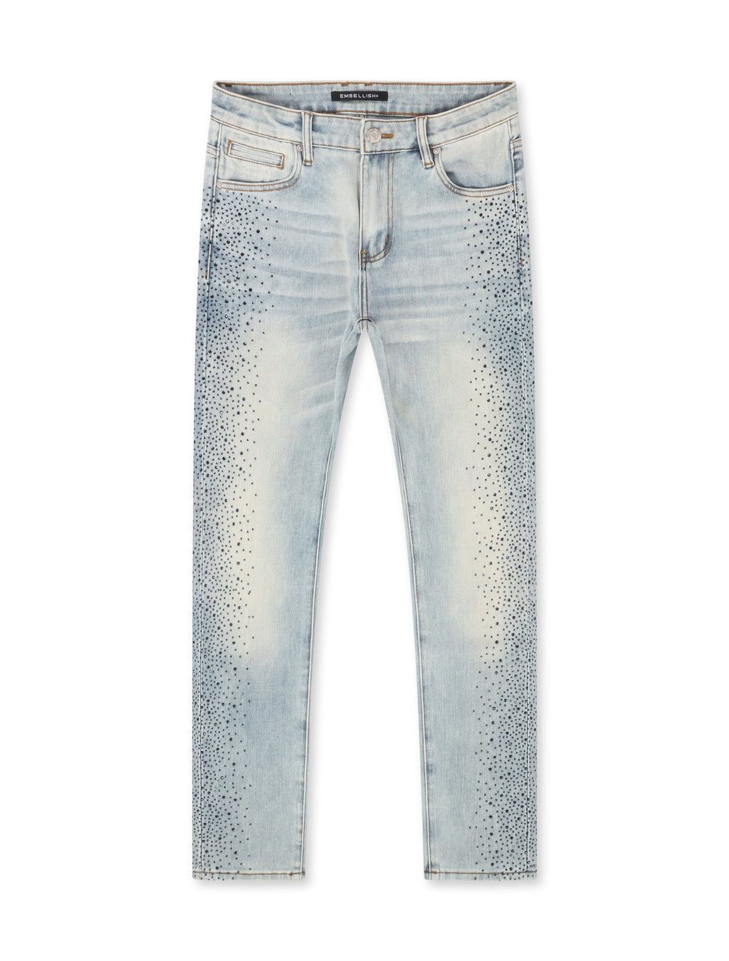 Vaqueros ajustados Embellish Frost Denim - Azul