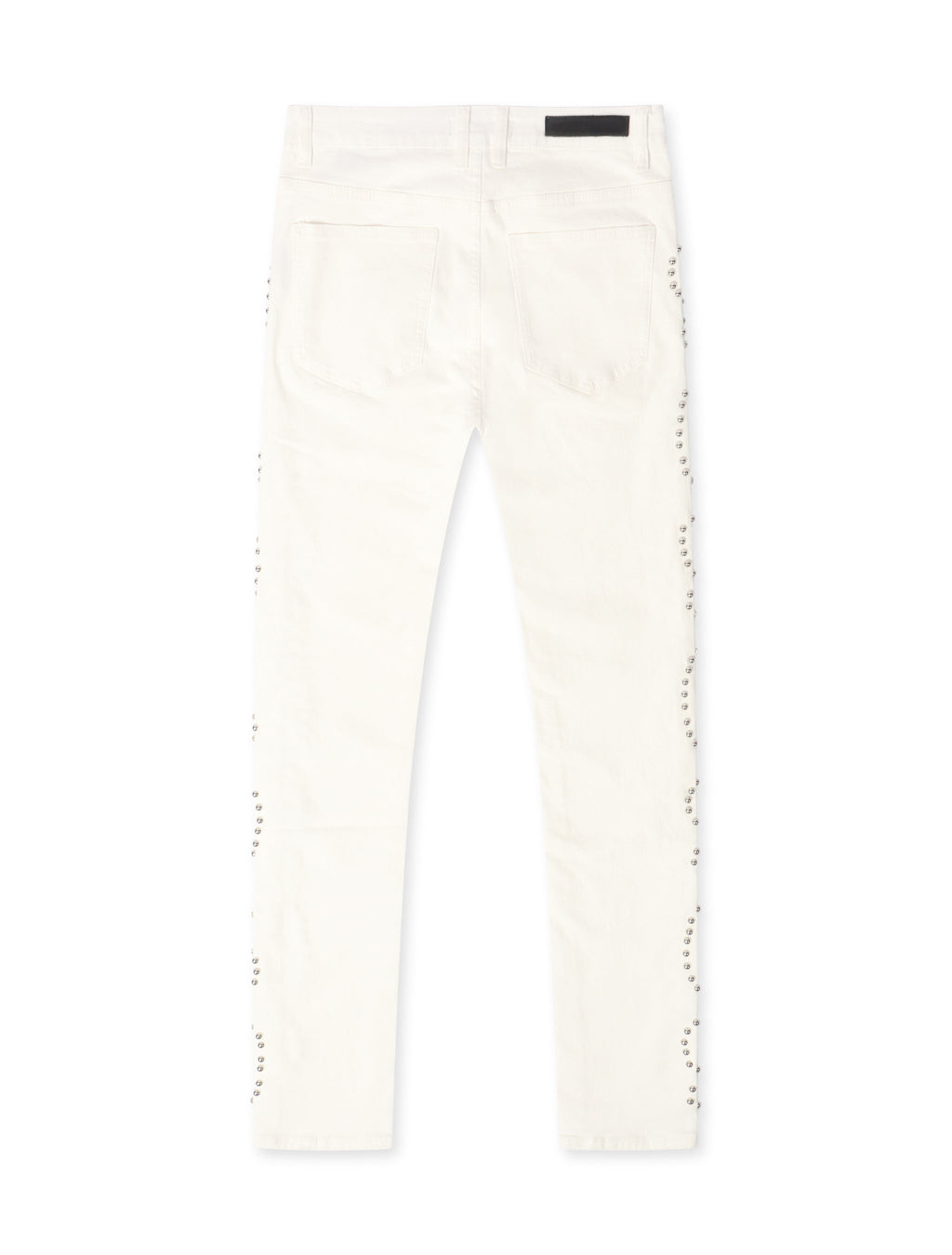 Vaqueros Onix con pedrería embellecida - Blanco