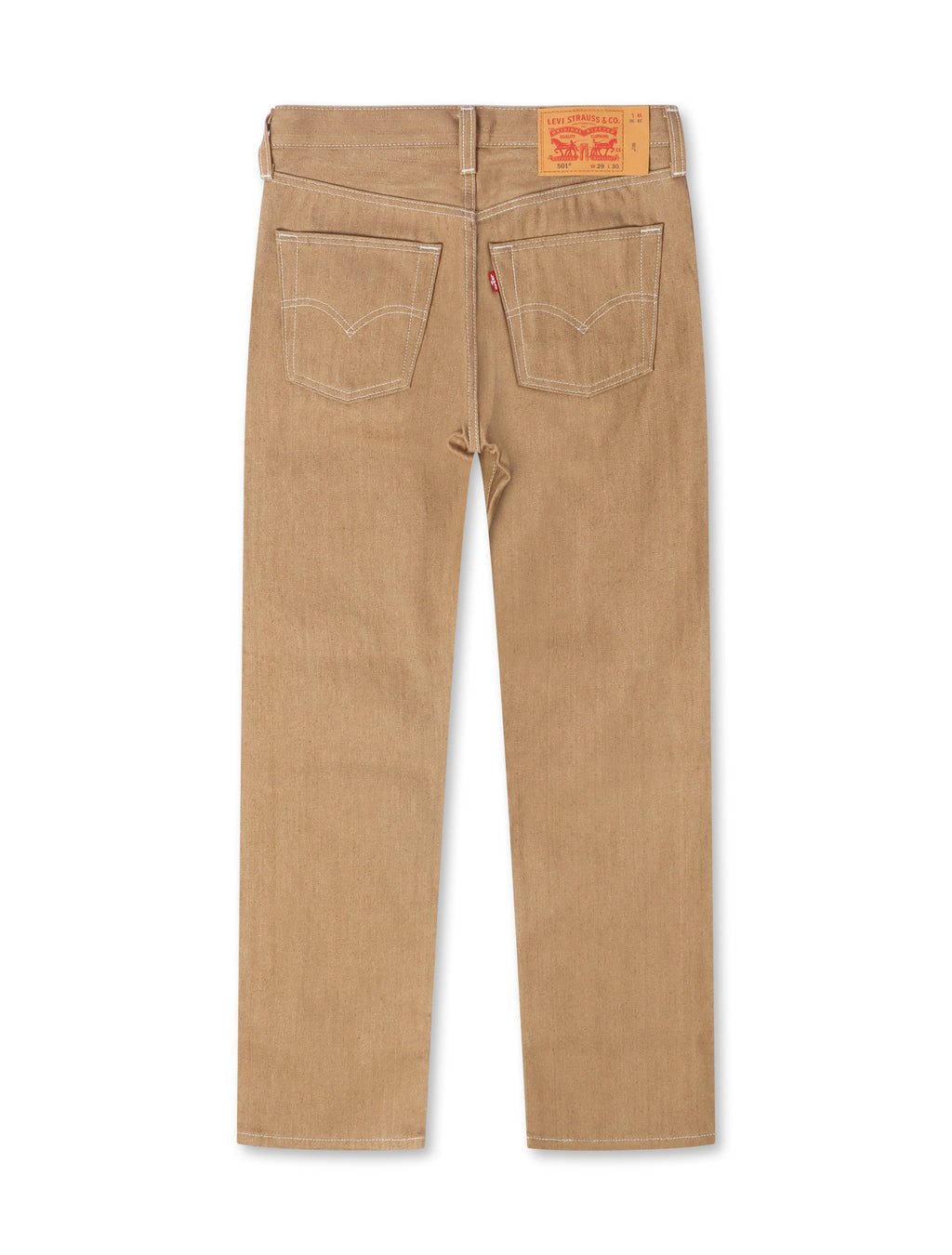 Pantalones Vaqueros Levis 501™ Original Shrink To Fit - Beige Rígido