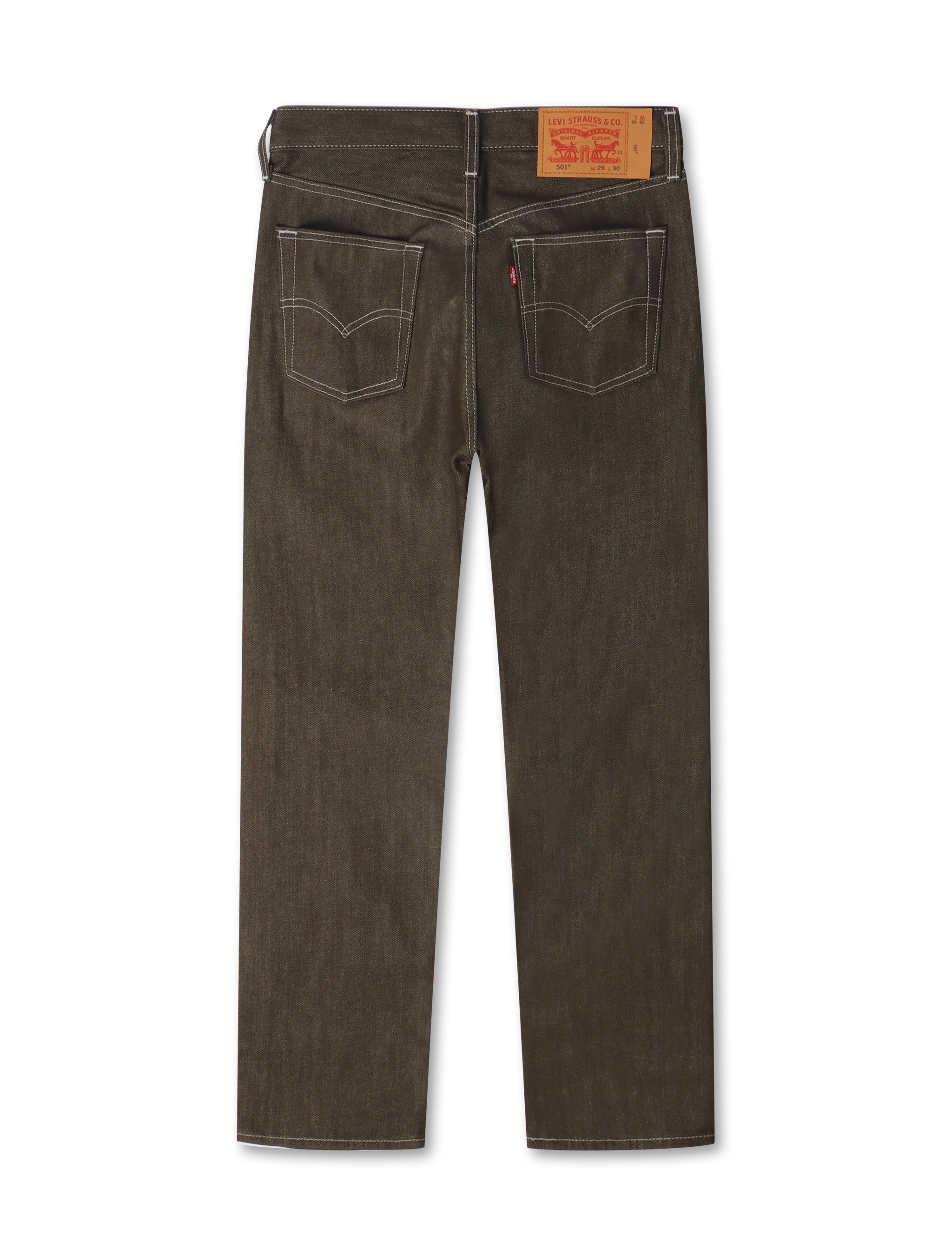 Jeans Levis 501™ Originales Encogen Al Ajustarse - Marrón Oscuro Rígido