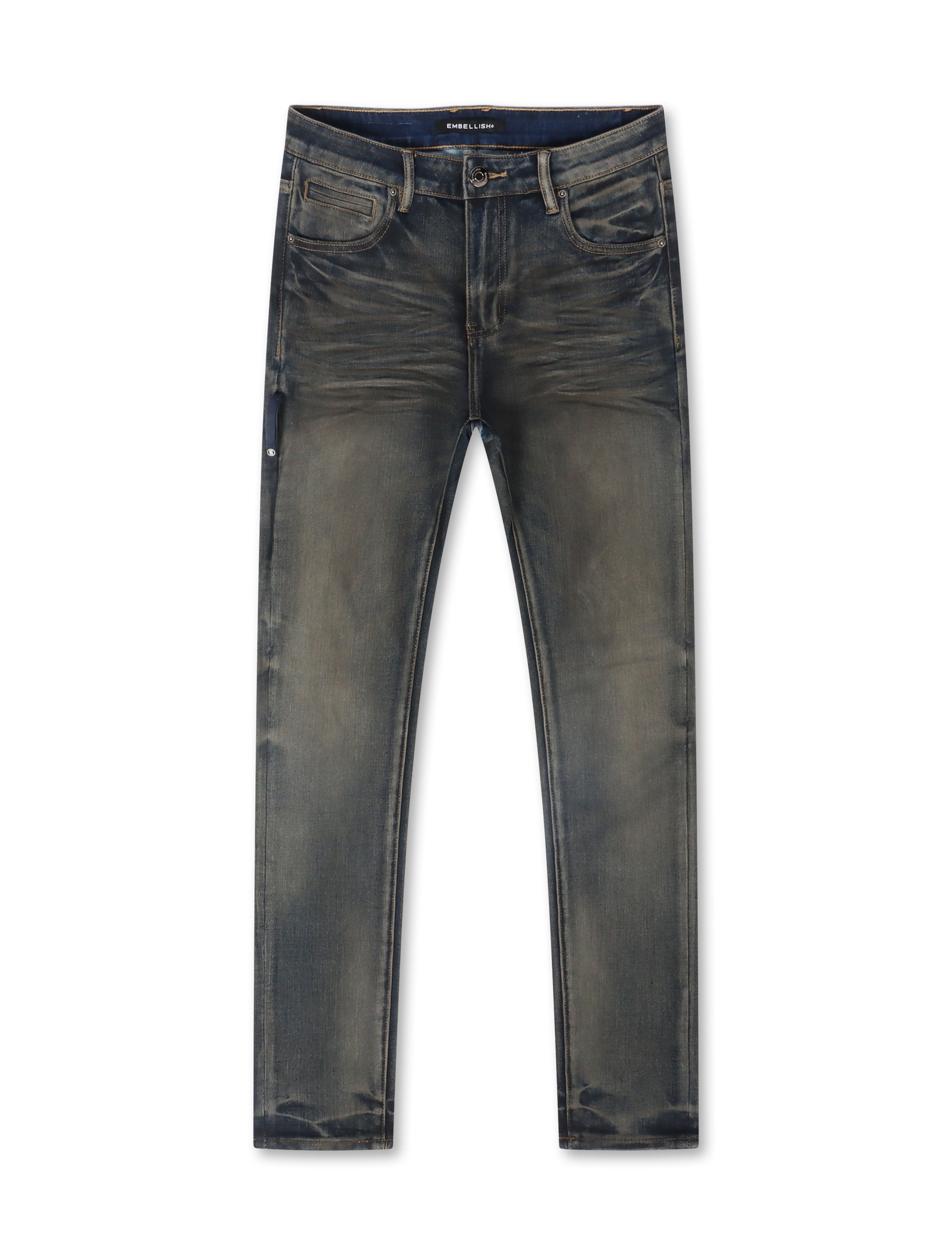 Vaqueros David Embellish Skinny - Gris