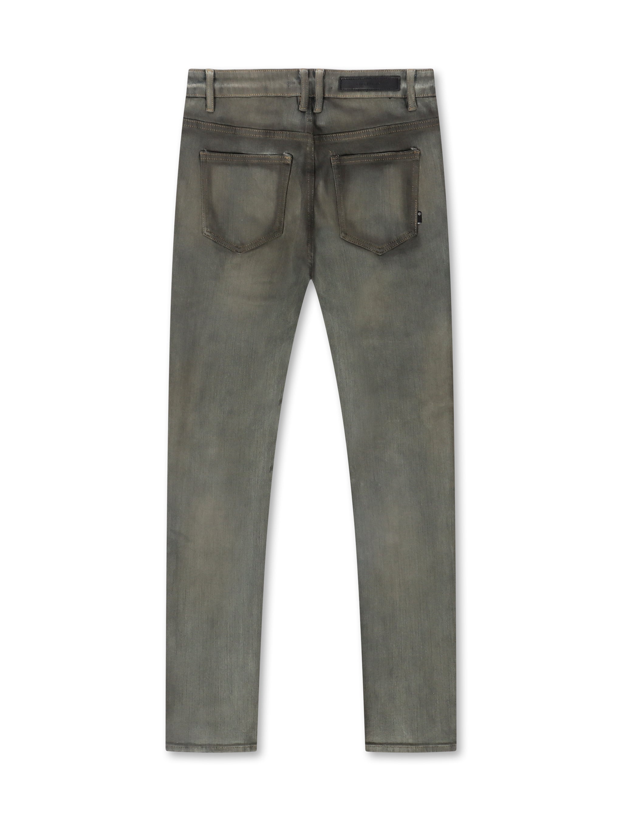 Pantalones David Skinny con adornos - Negro lavado