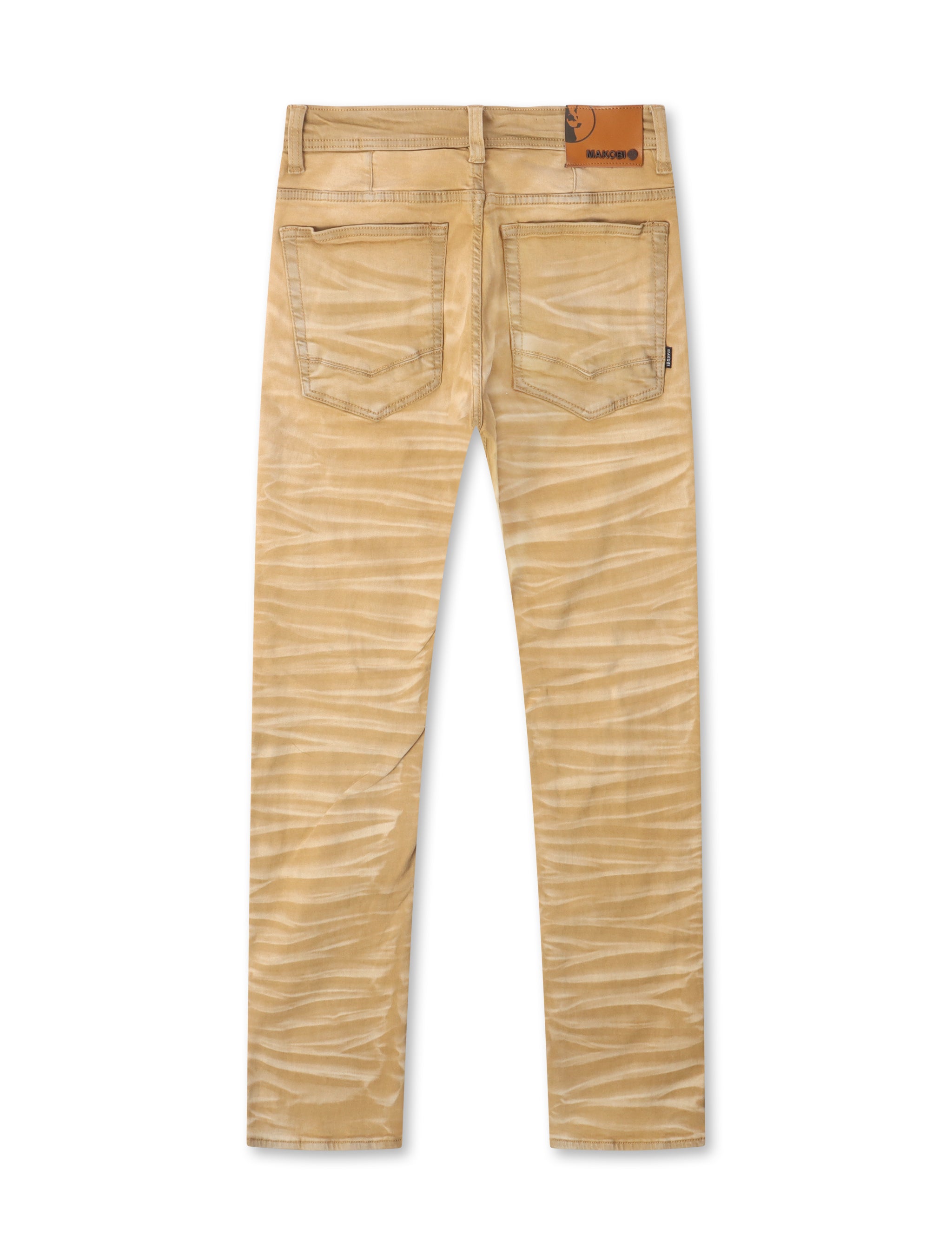 Jeans de pierna recta Makobi - Lavado Moca