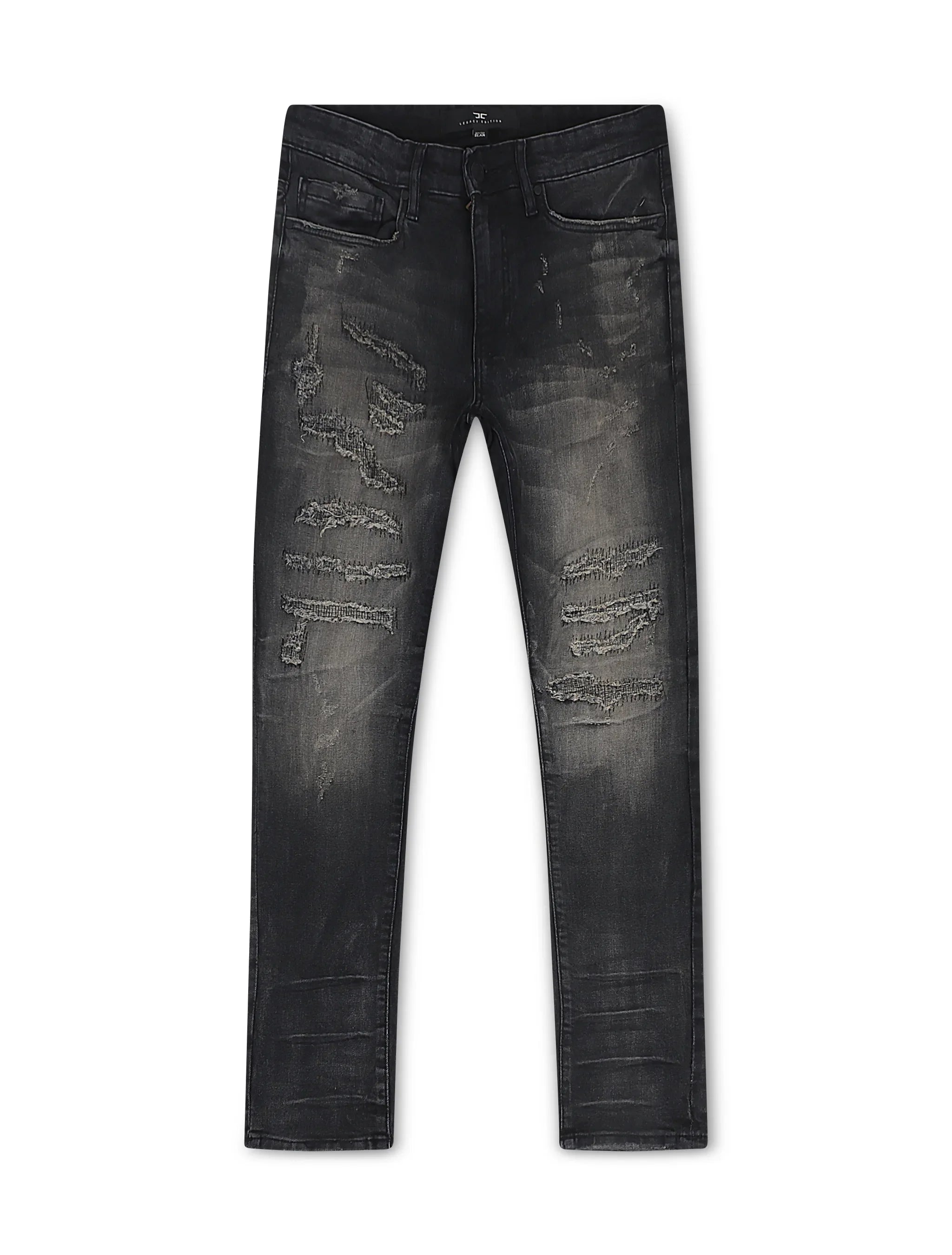 Jeans Jordan Craig Hudson de mezclilla - Negro Nature