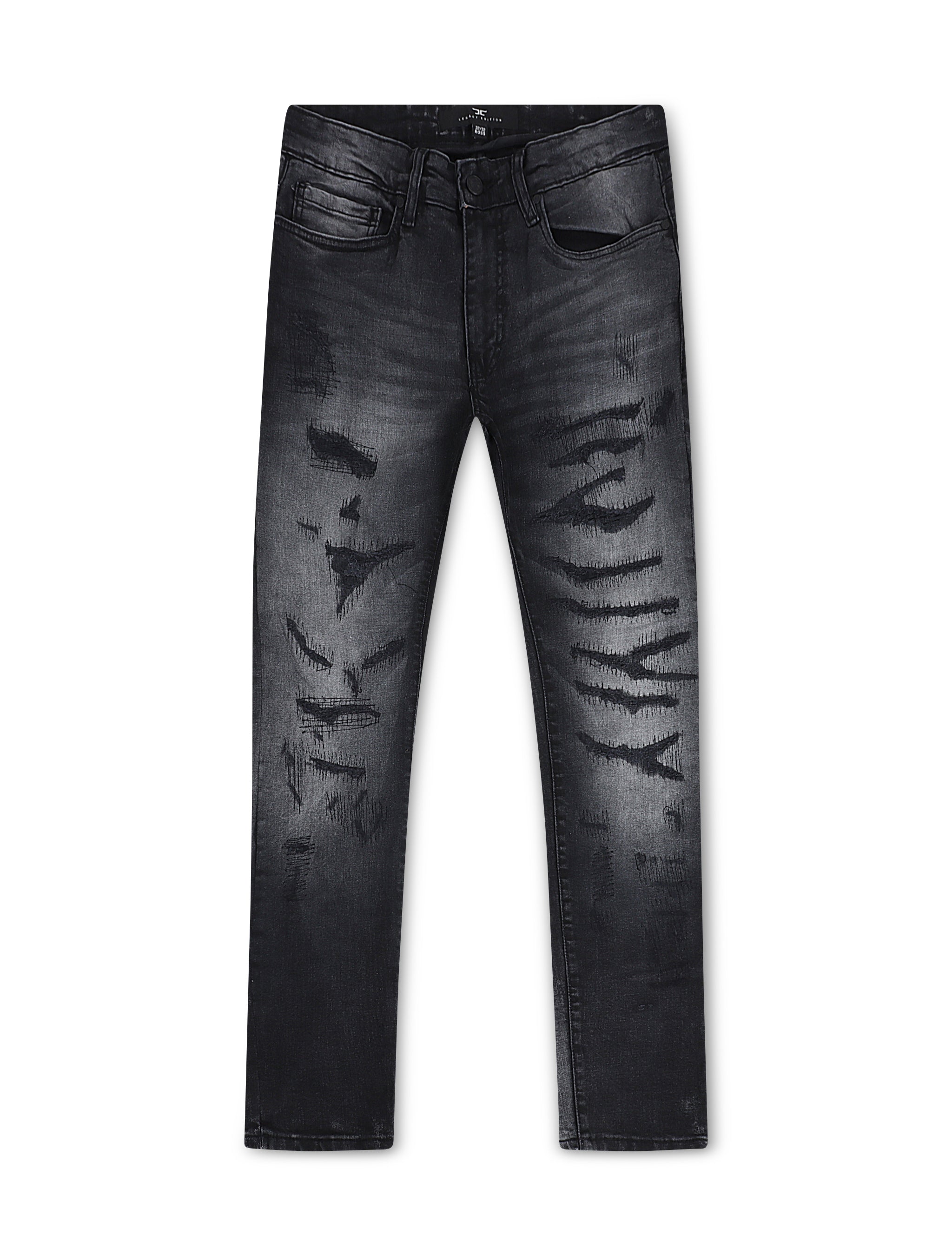 Jordan Craig Jeans Ross Fit rotos y reparados - Negro Sombra